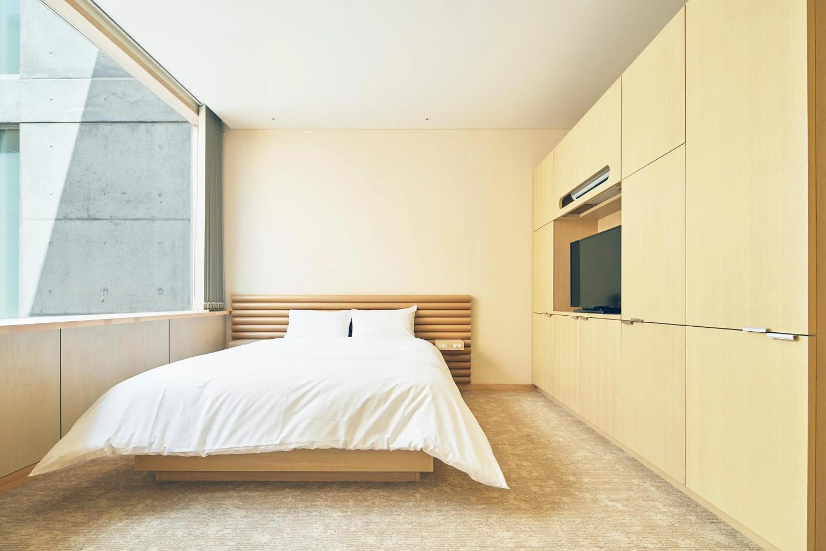 Bed in Shonai Hotel Suiden Terrasse