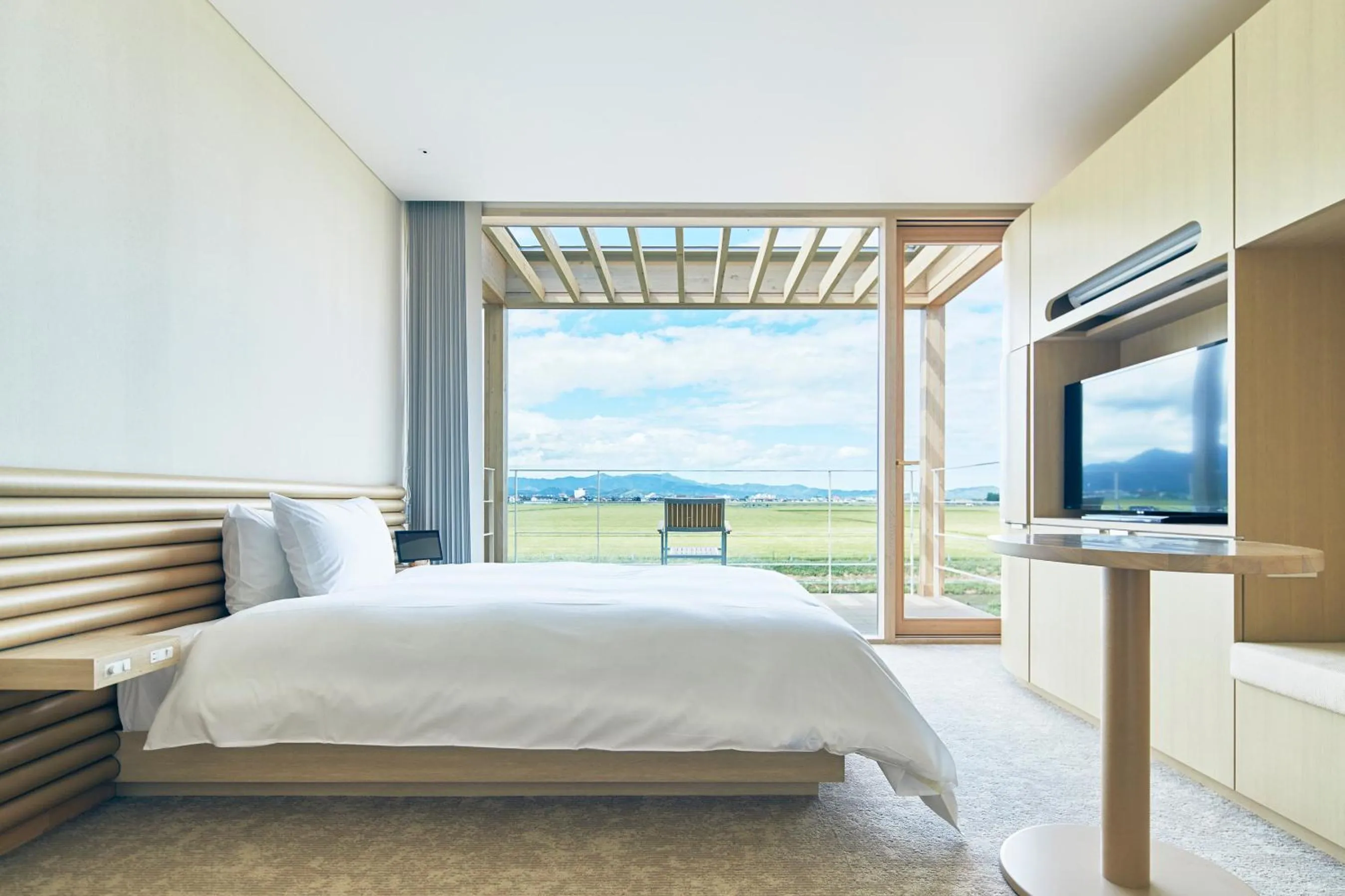 Photo of the whole room, Bed in Shonai Hotel Suiden Terrasse