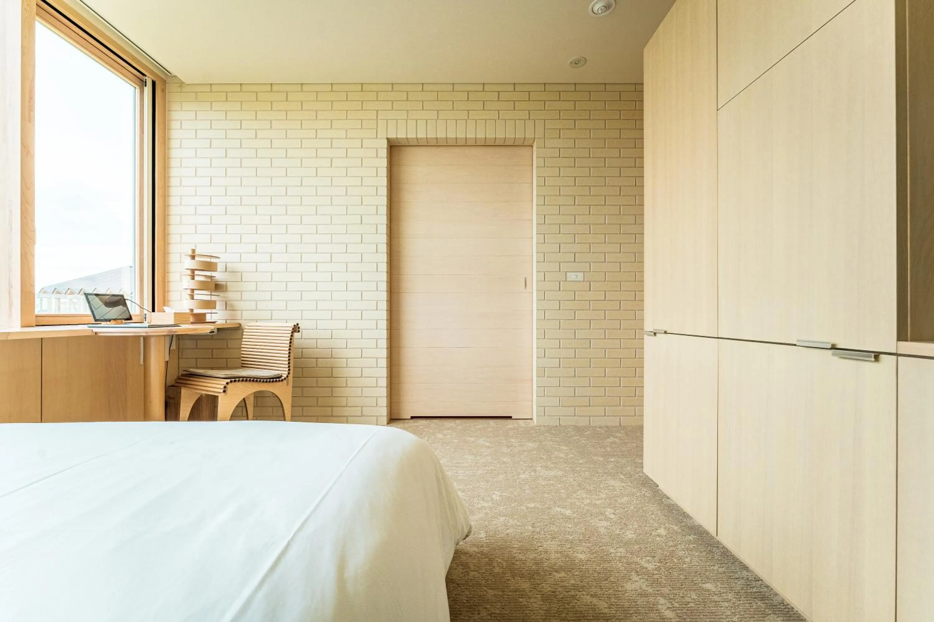 Bed in Shonai Hotel Suiden Terrasse