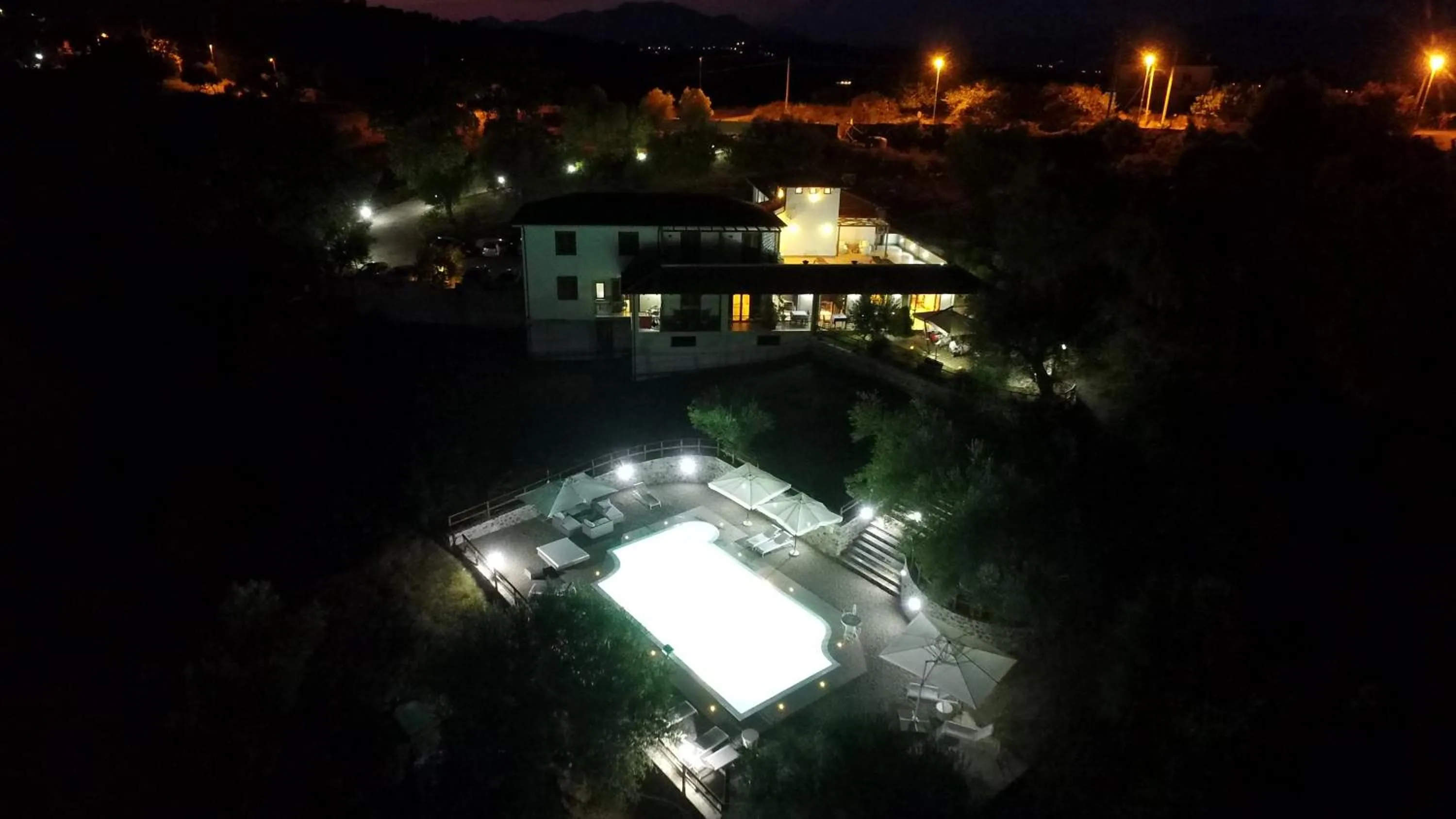 Pool view in Tenuta Terre di Bosco Oasi di Relax nel Cilento