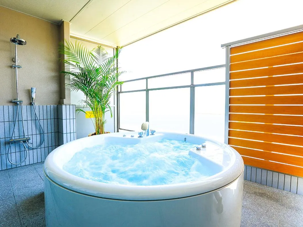 Hot Spring Bath in Hotel Seaside Shimabara
