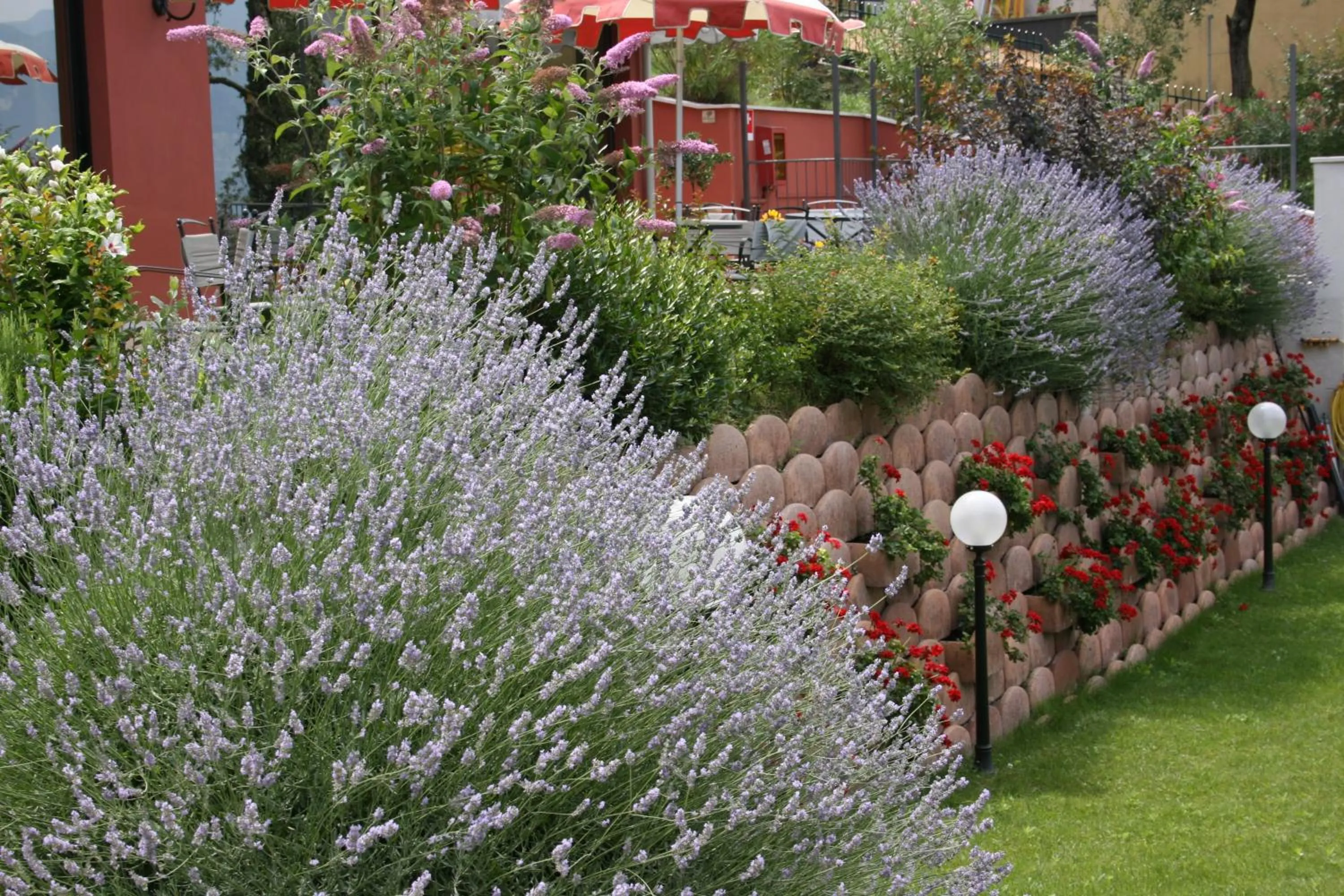 Decorative detail in Hotel Oasi Beach
