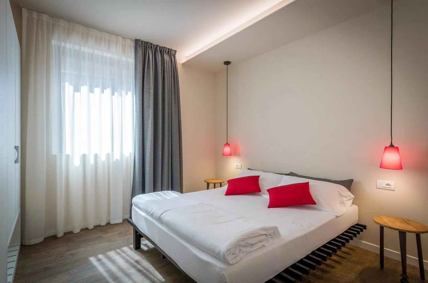 Bed in Hotel Oasi Beach