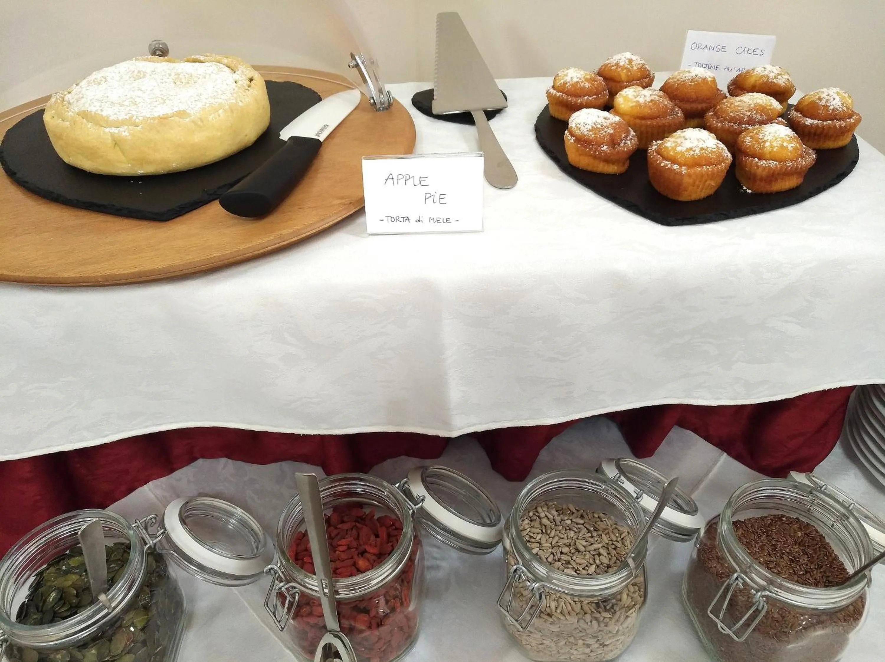 Food close-up in Hotel Oasi Beach