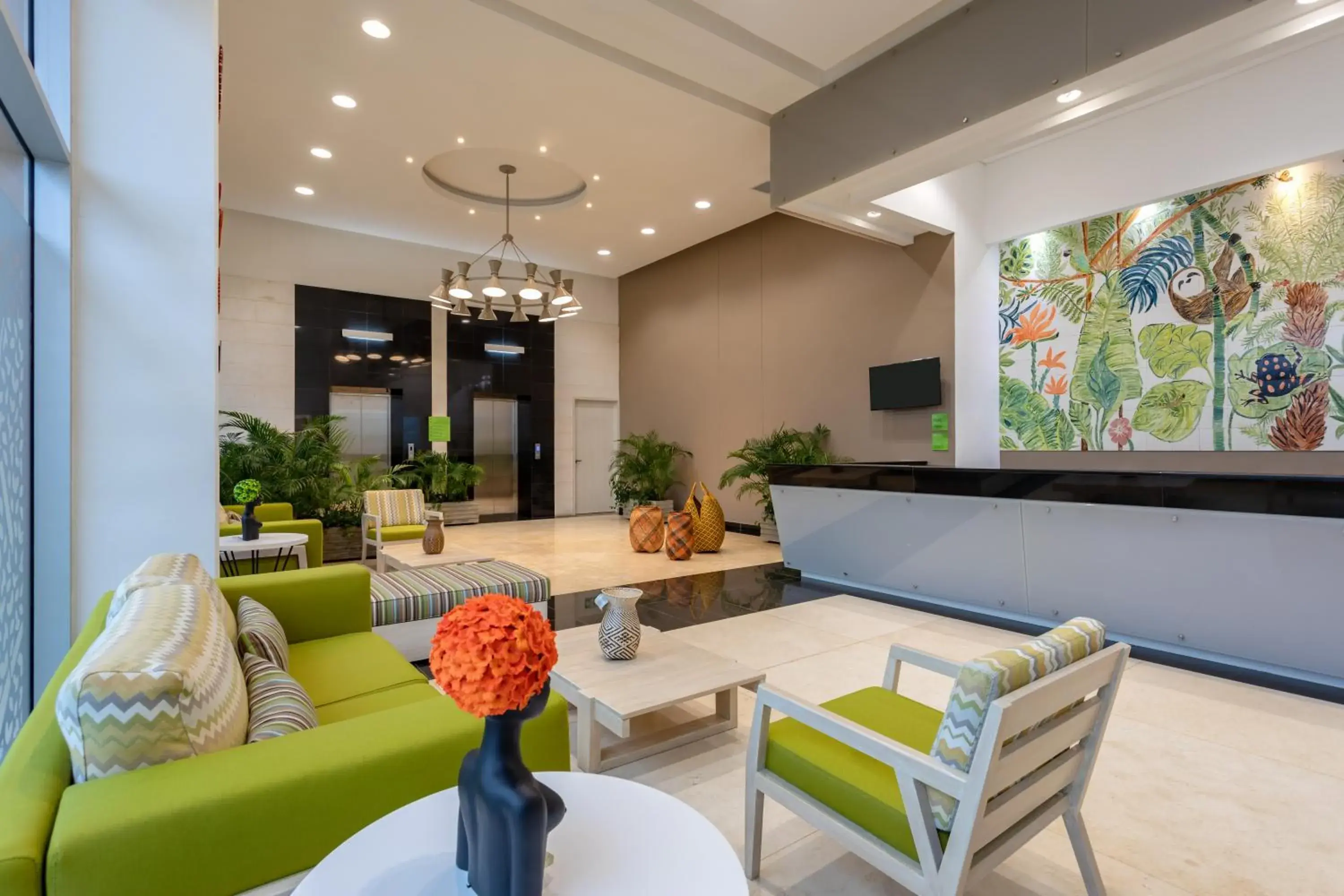 Lobby or reception in Mia Hotel Choco Lobby or reception in Mia Hotel Choco