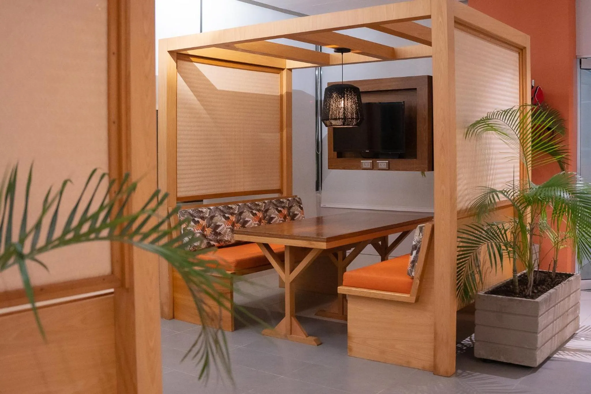 Seating area in Mia Hotel Choco