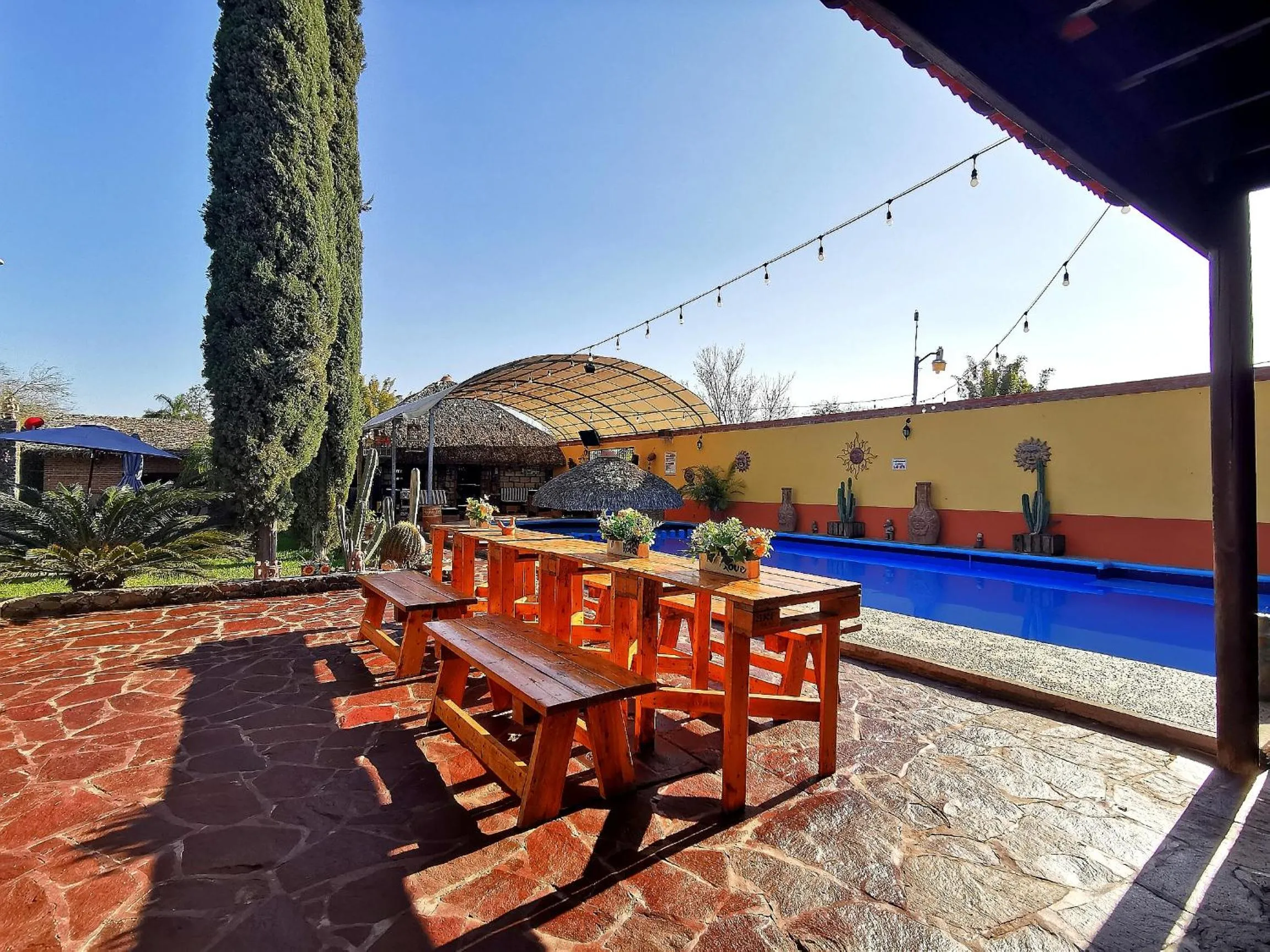 Patio in Hotel La Estancia