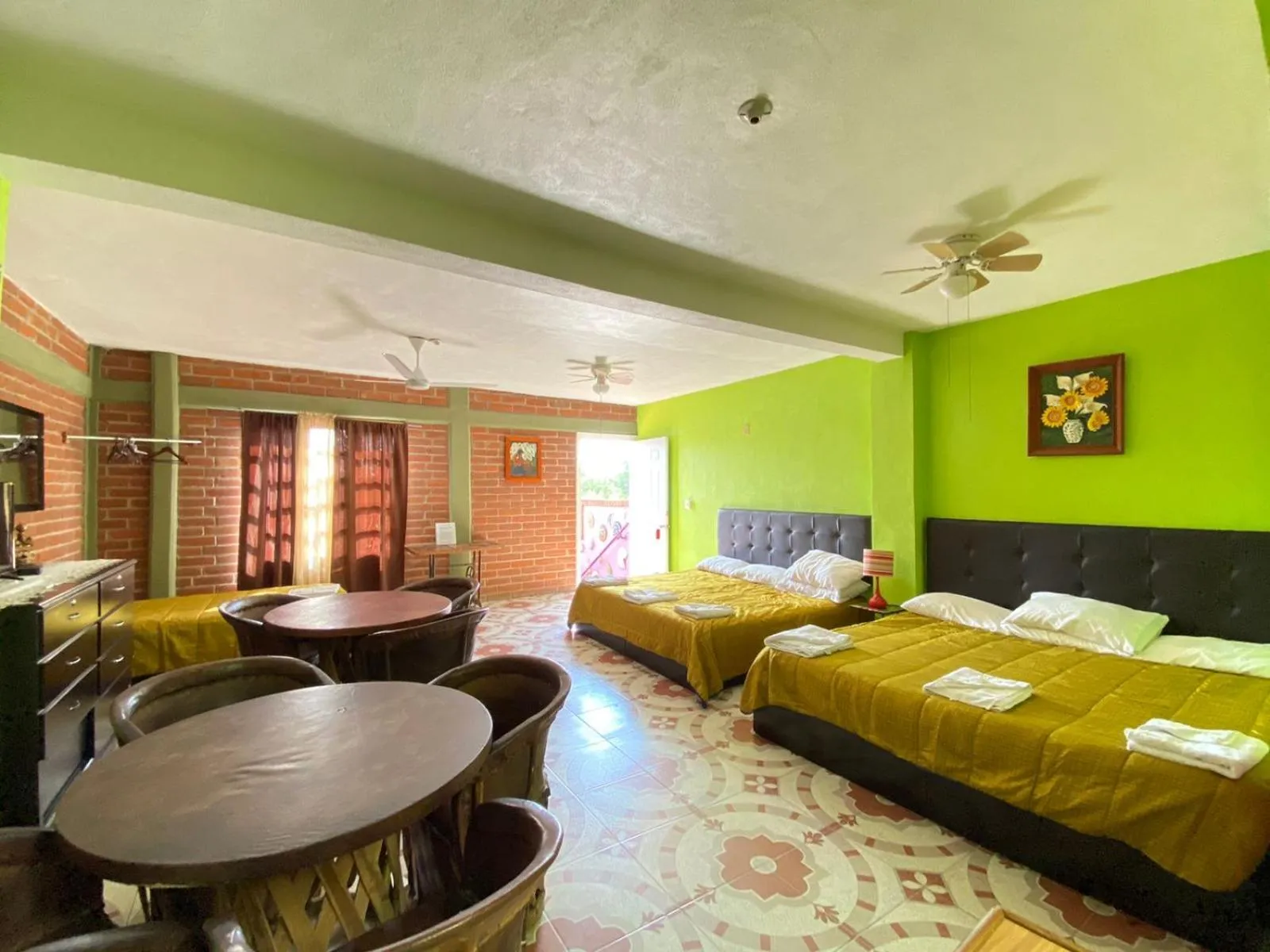 Bed in Hotel La Estancia