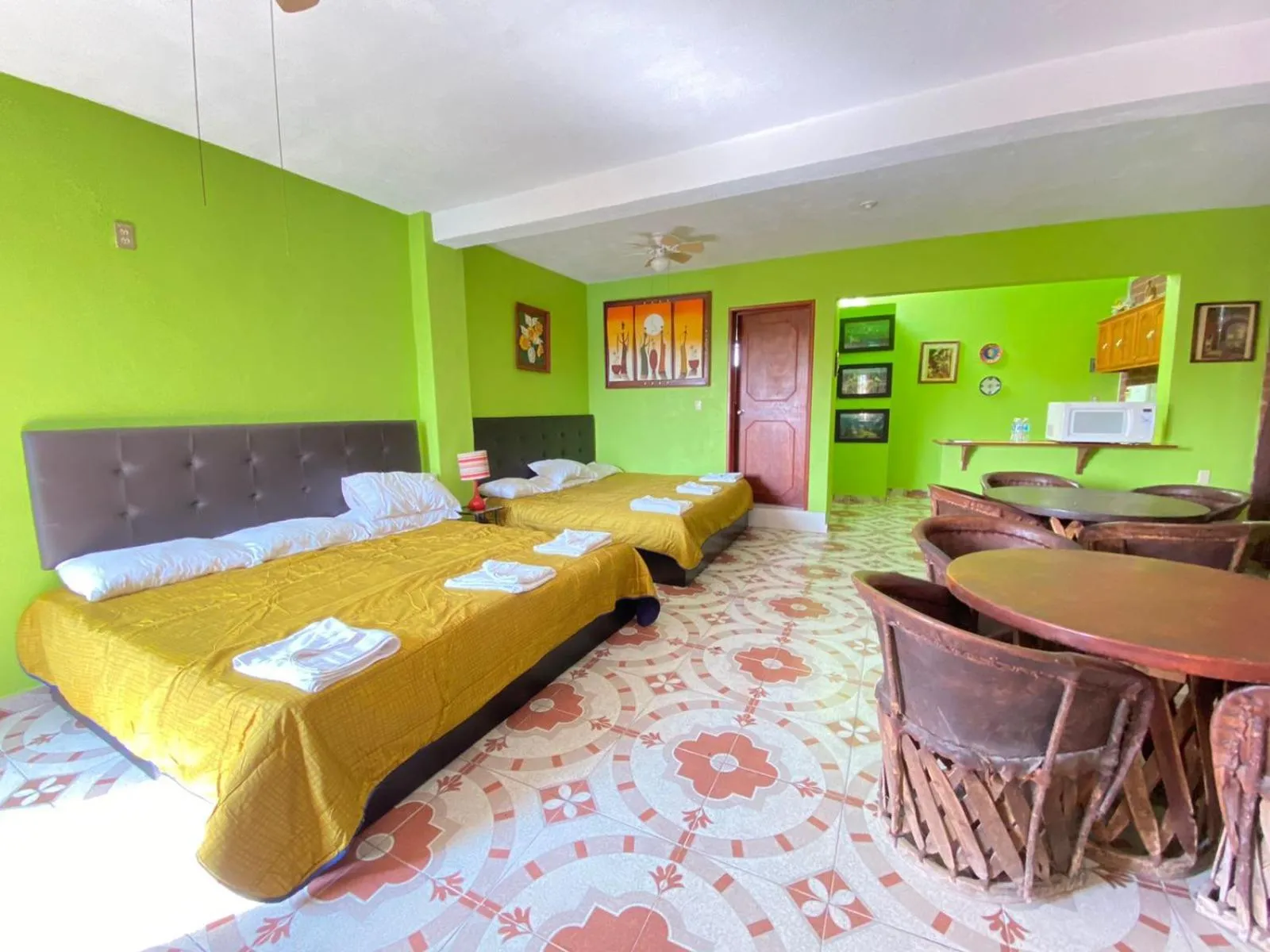 Bed in Hotel La Estancia