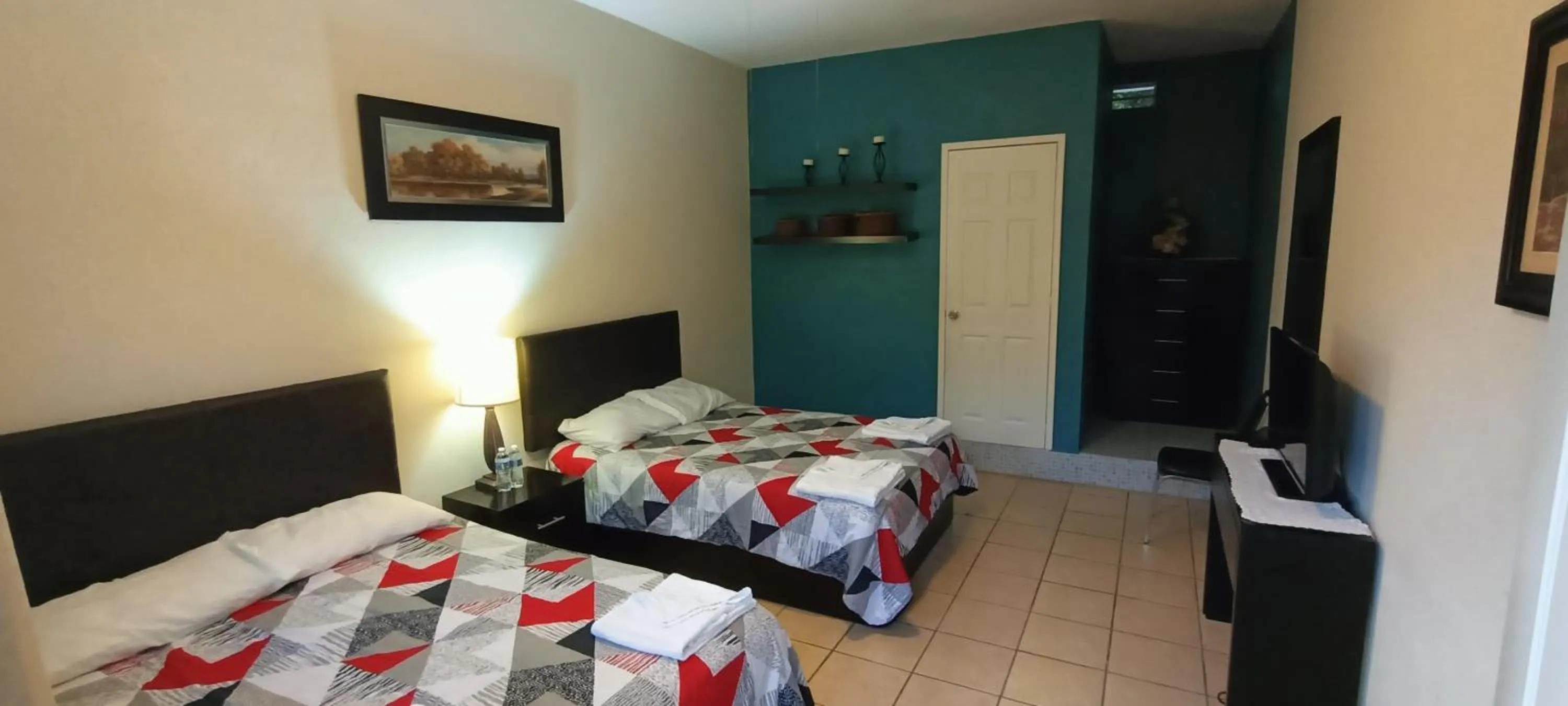 Bed in Hotel La Estancia