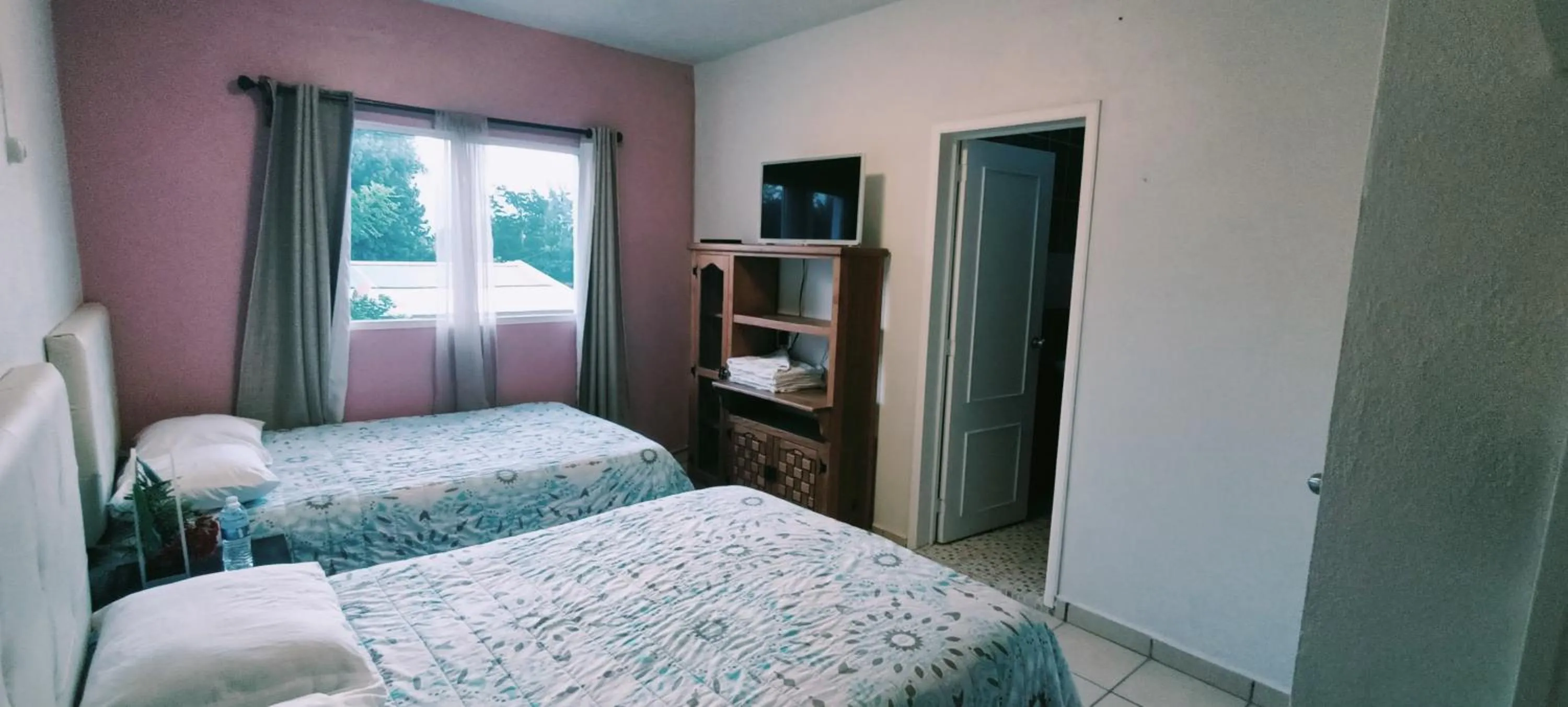 Bed in Hotel La Estancia