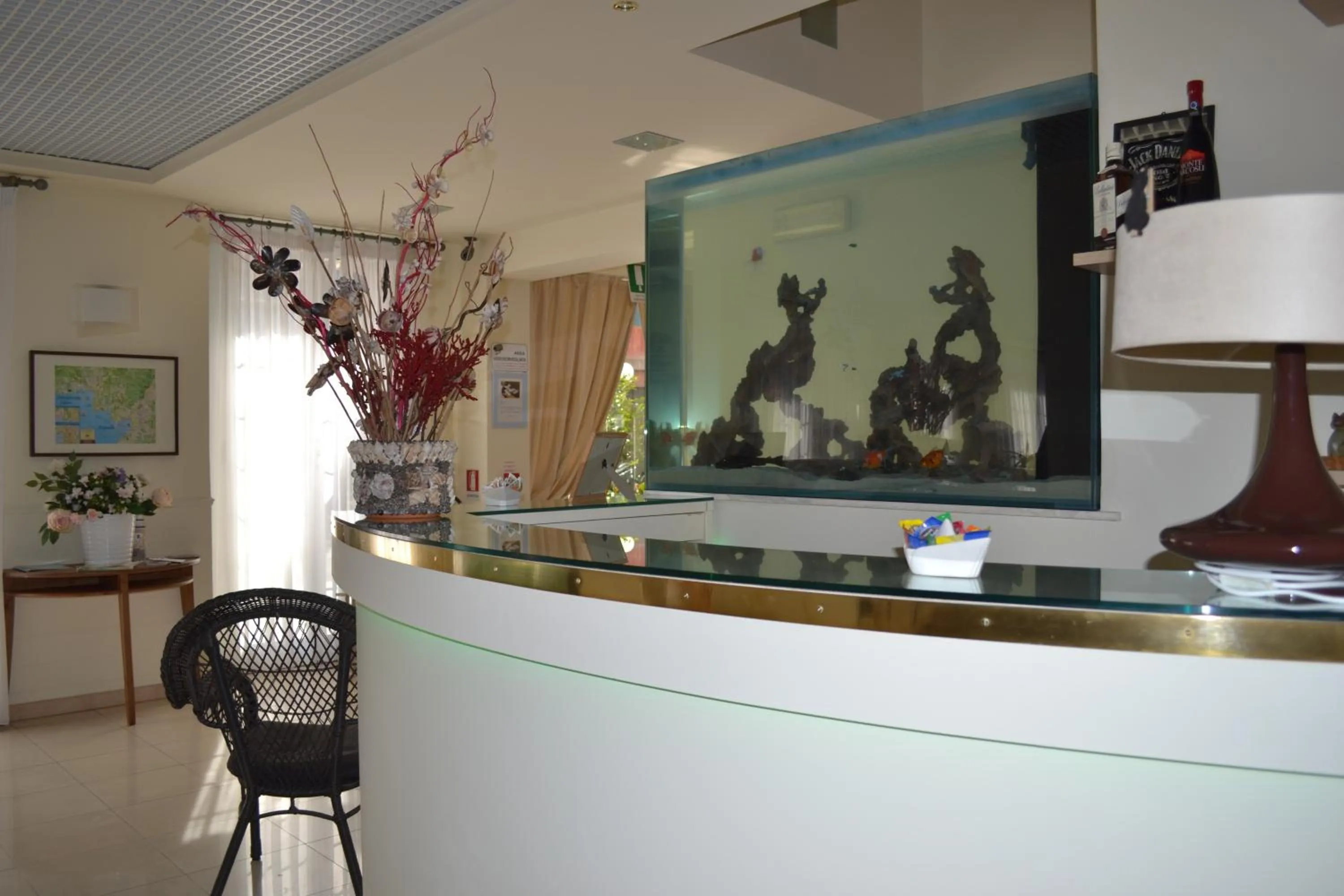 Decorative detail in Hotel Il Gatto