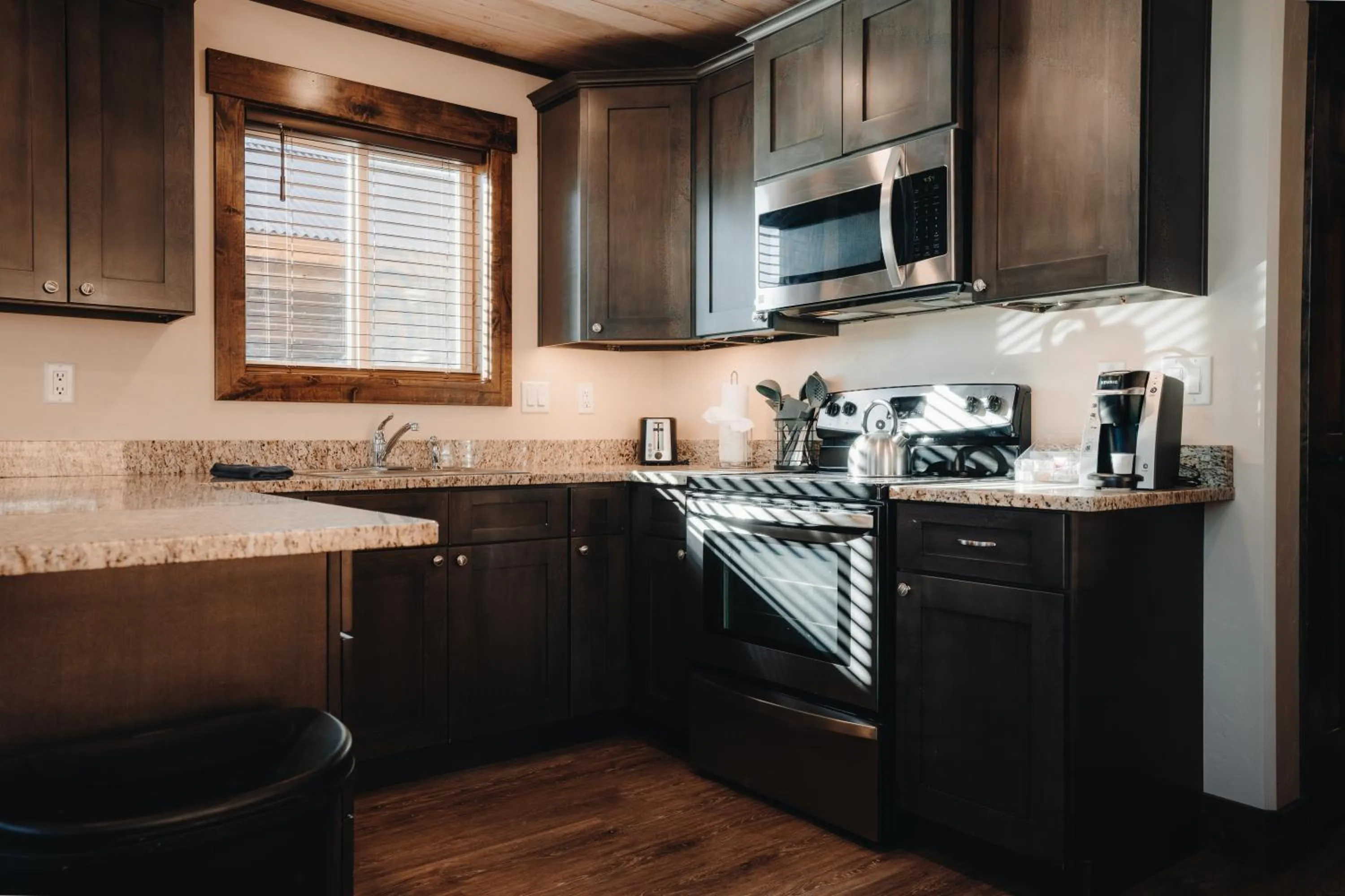 kitchen in Teton Valley Resort