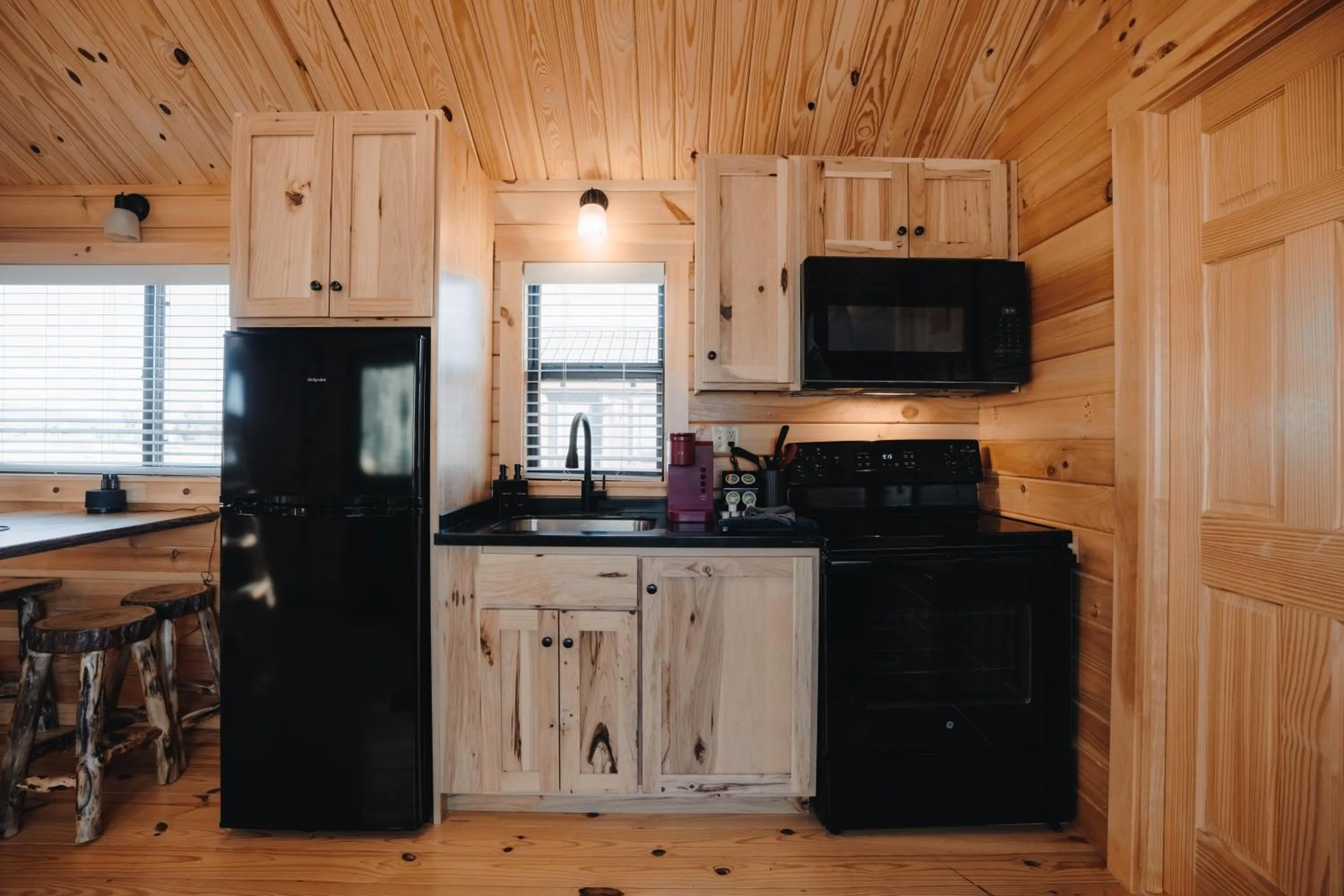 kitchen in Teton Valley Resort