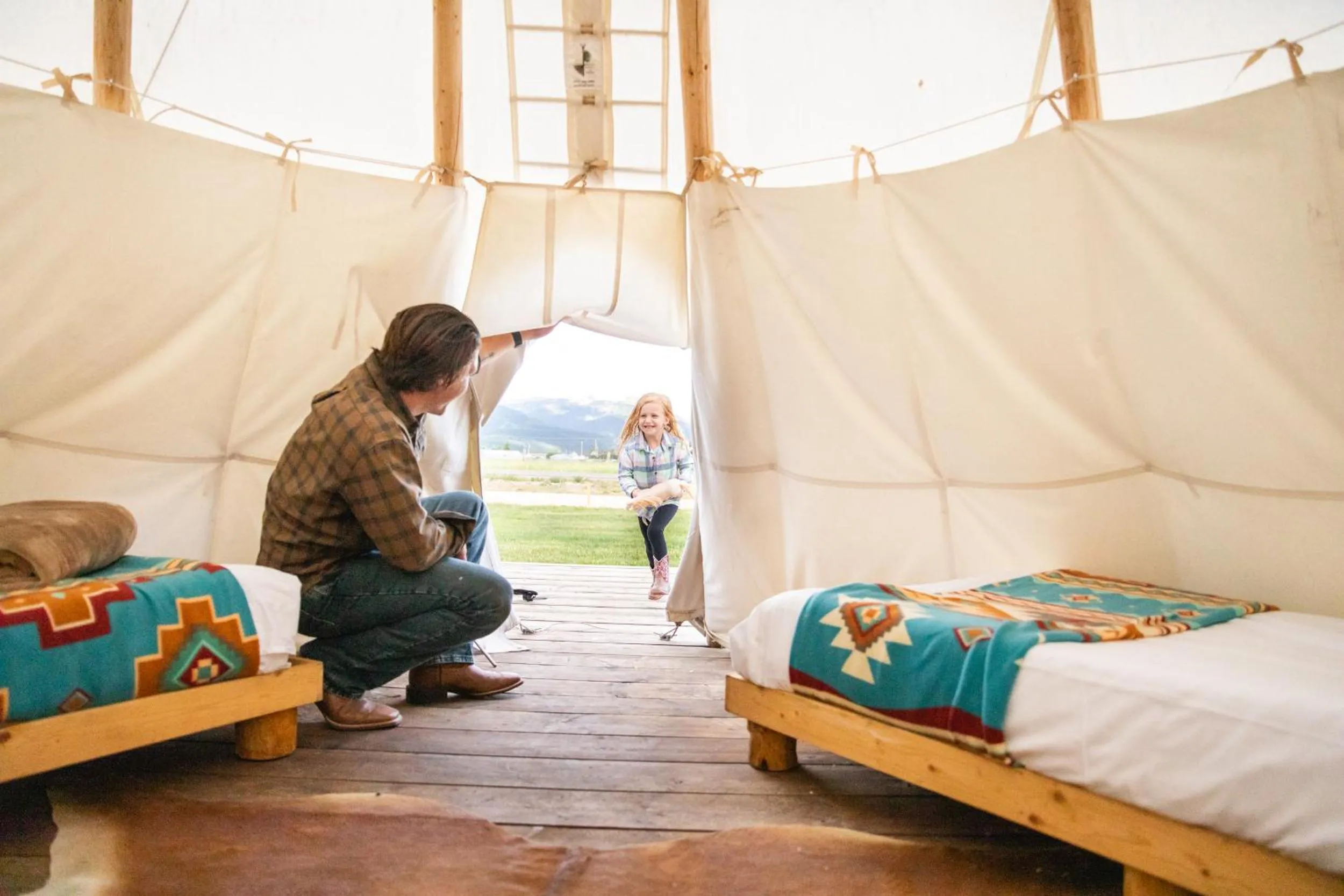 Bed in Teton Valley Resort