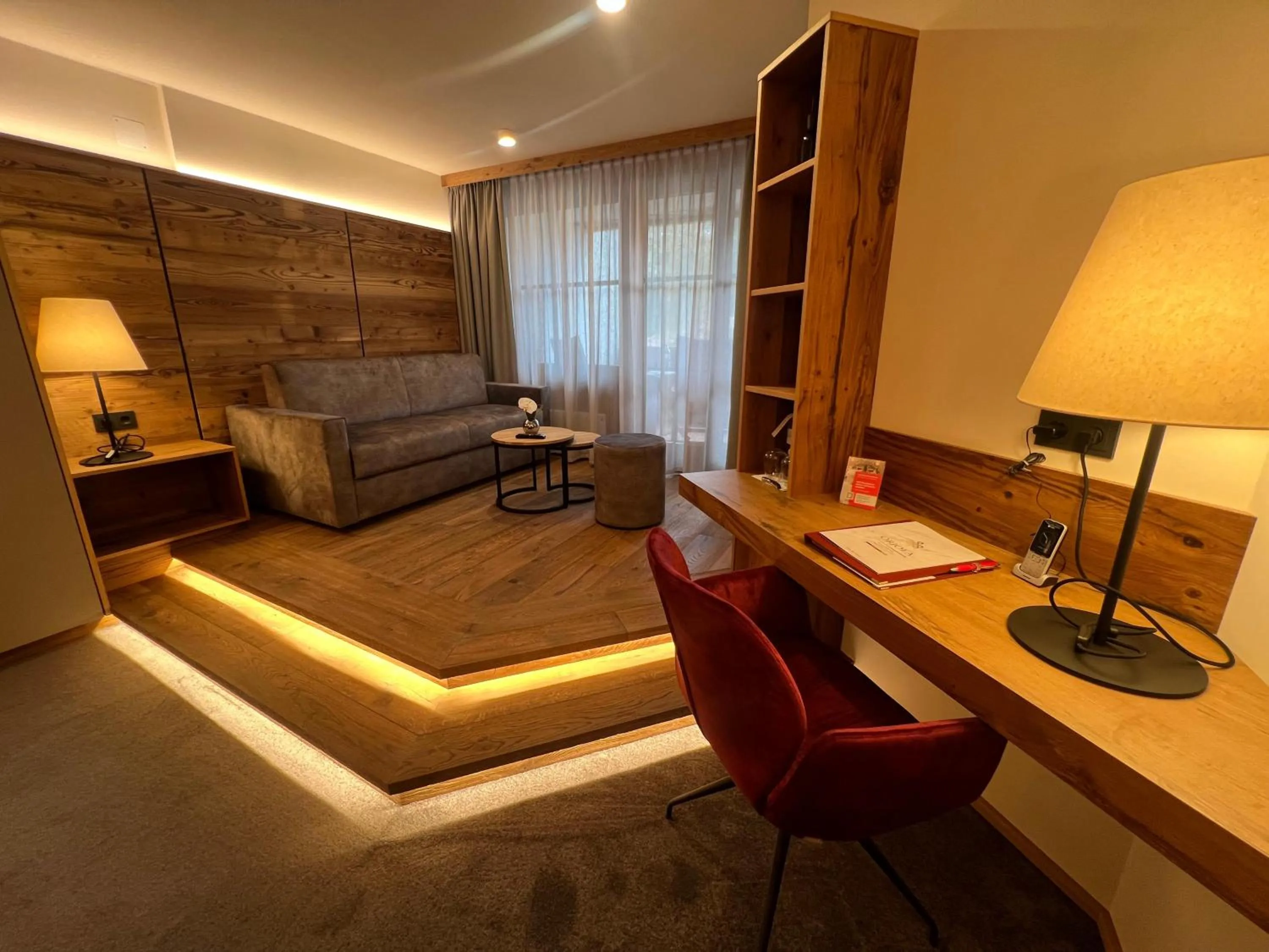 Living room in Wellnesshotel ...liebes Rot-Flüh