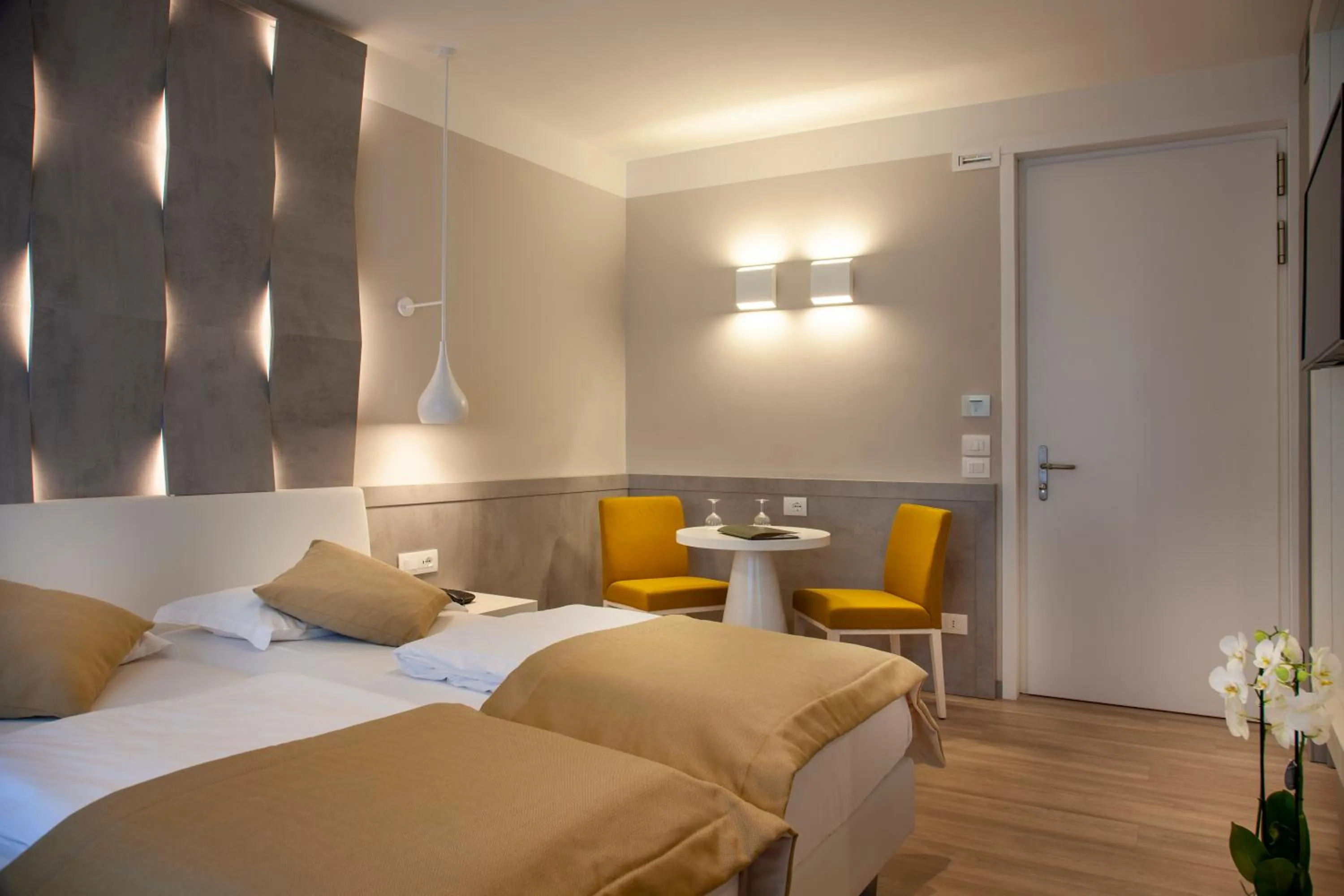 Bed in Hotel Villa Olivo Resort 3S