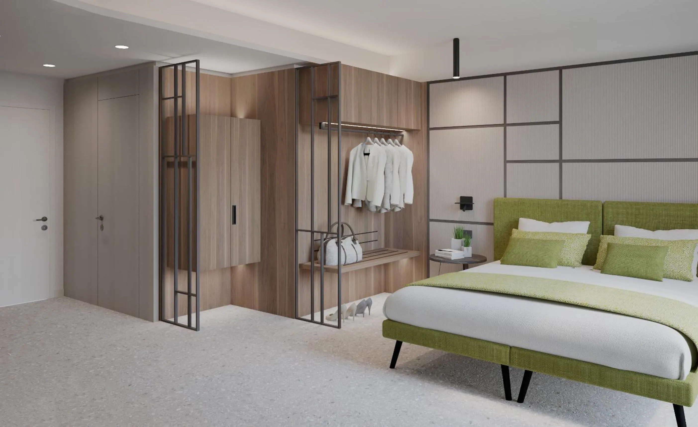 Bed in Hotel Villa Olivo Resort 3S