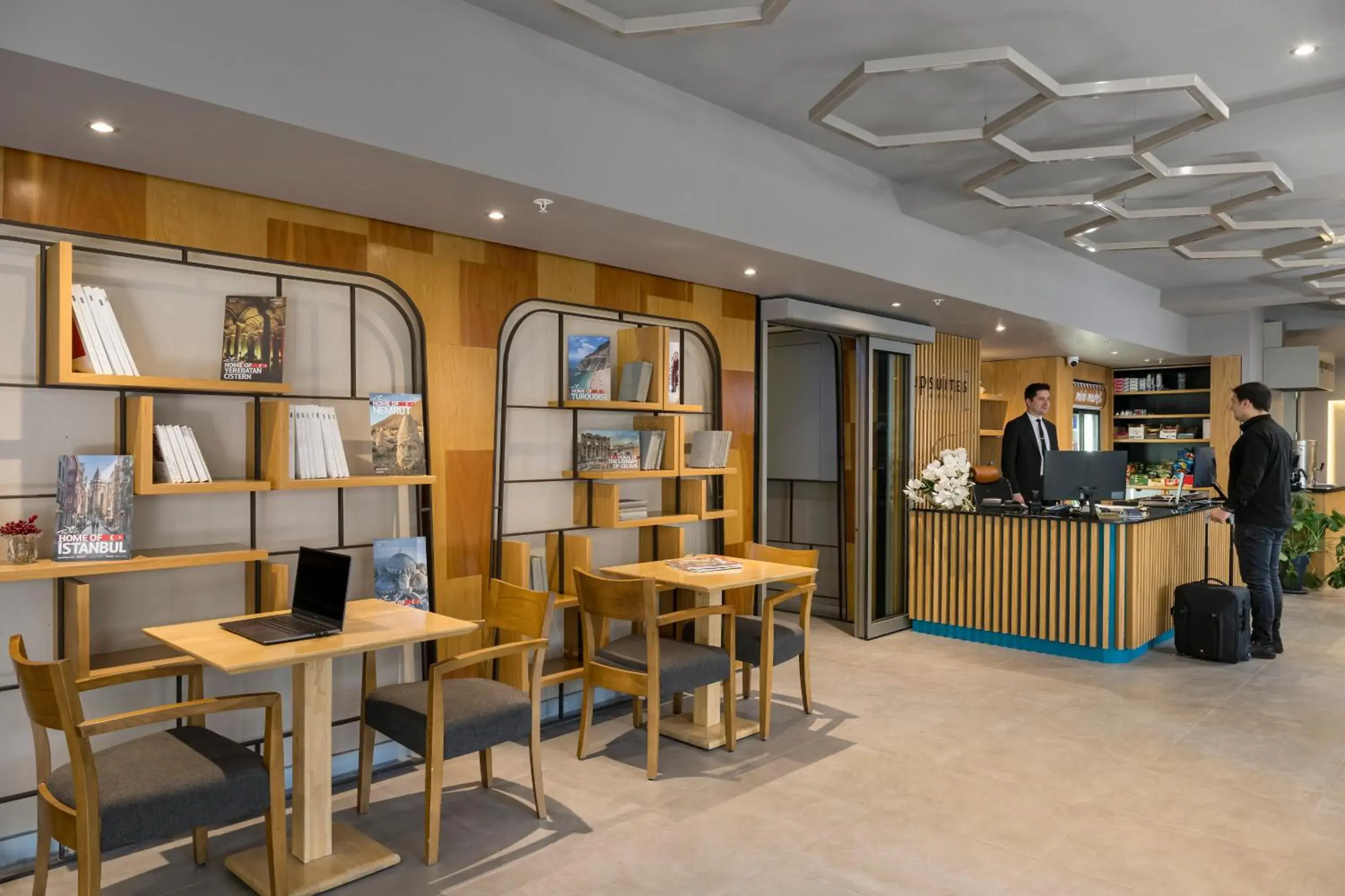 Lobby or reception in Upsuites Hotel Lobby or reception in Upsuites Hotel