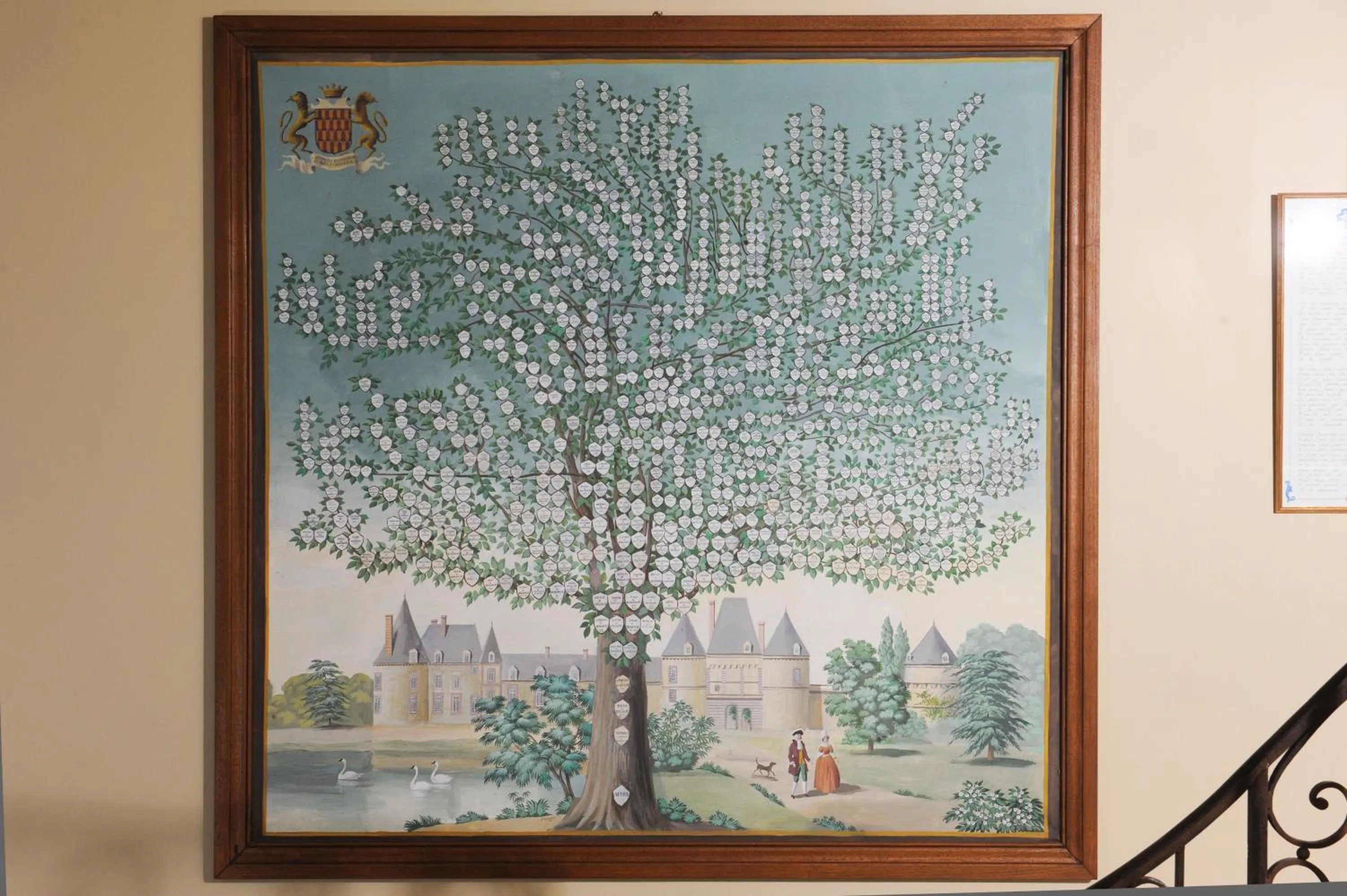 Decorative detail in Chateau de Canisy