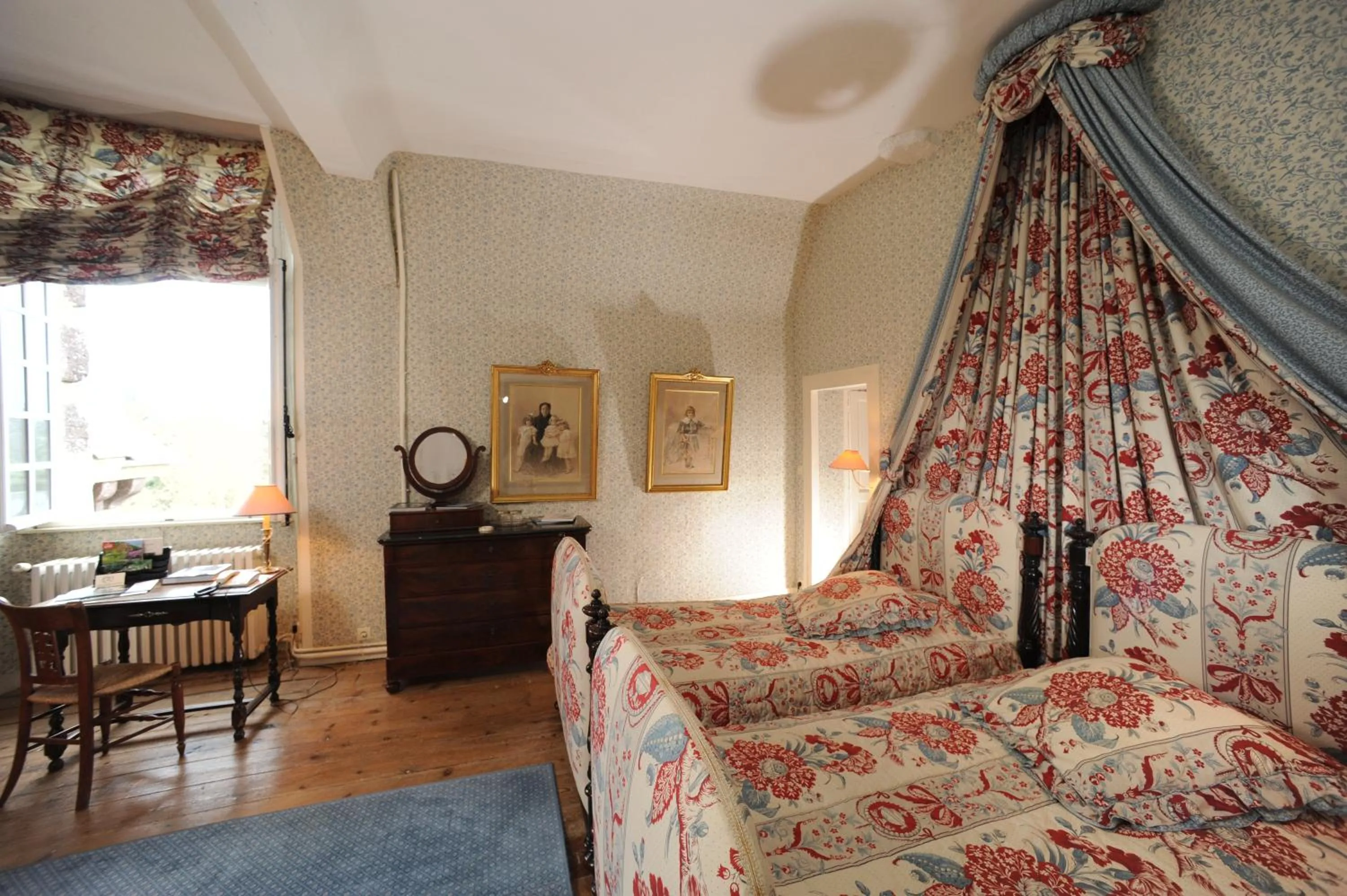 Bedroom in Chateau de Canisy