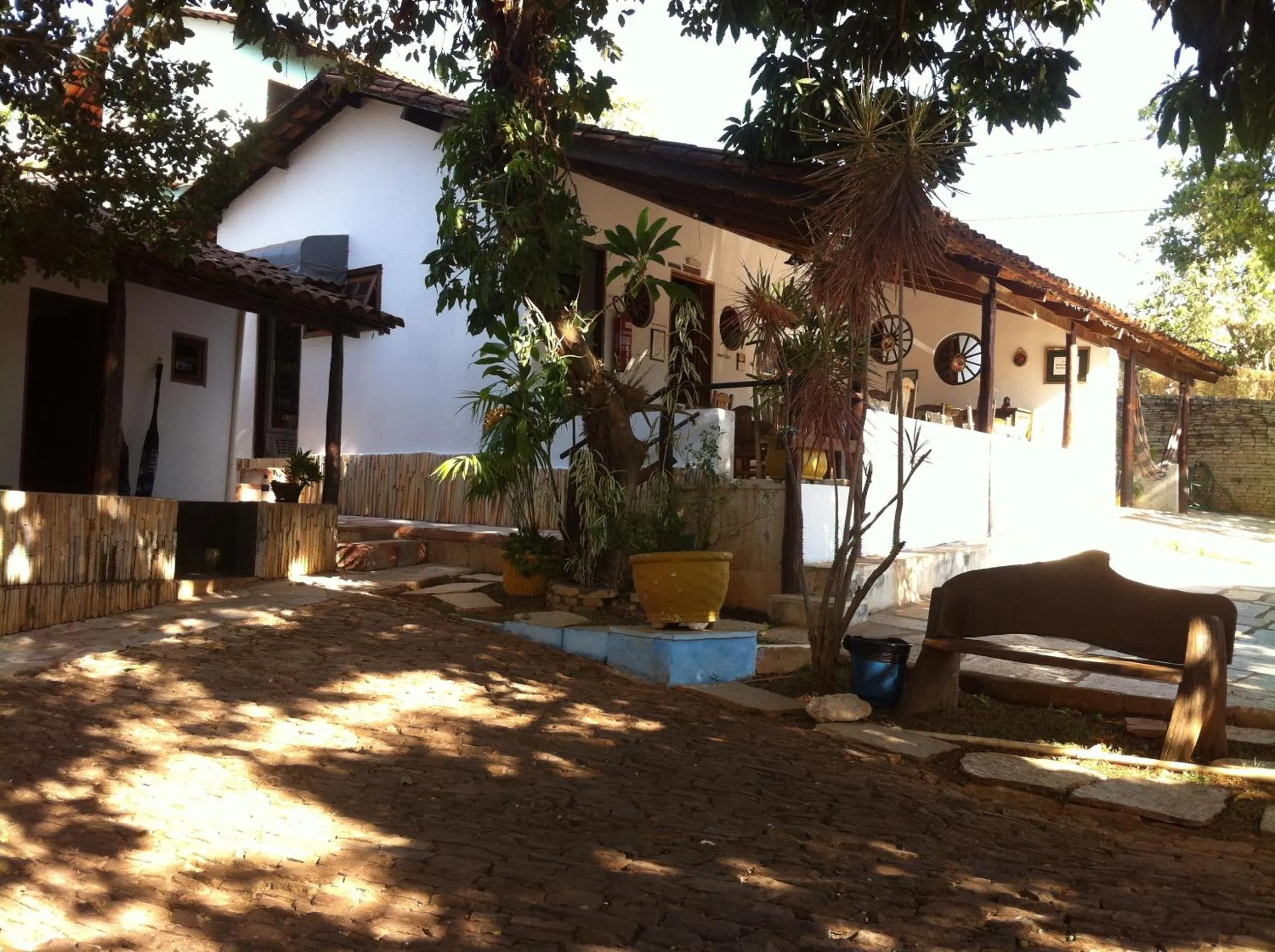 Garden view in Pousada Estrela Matutina