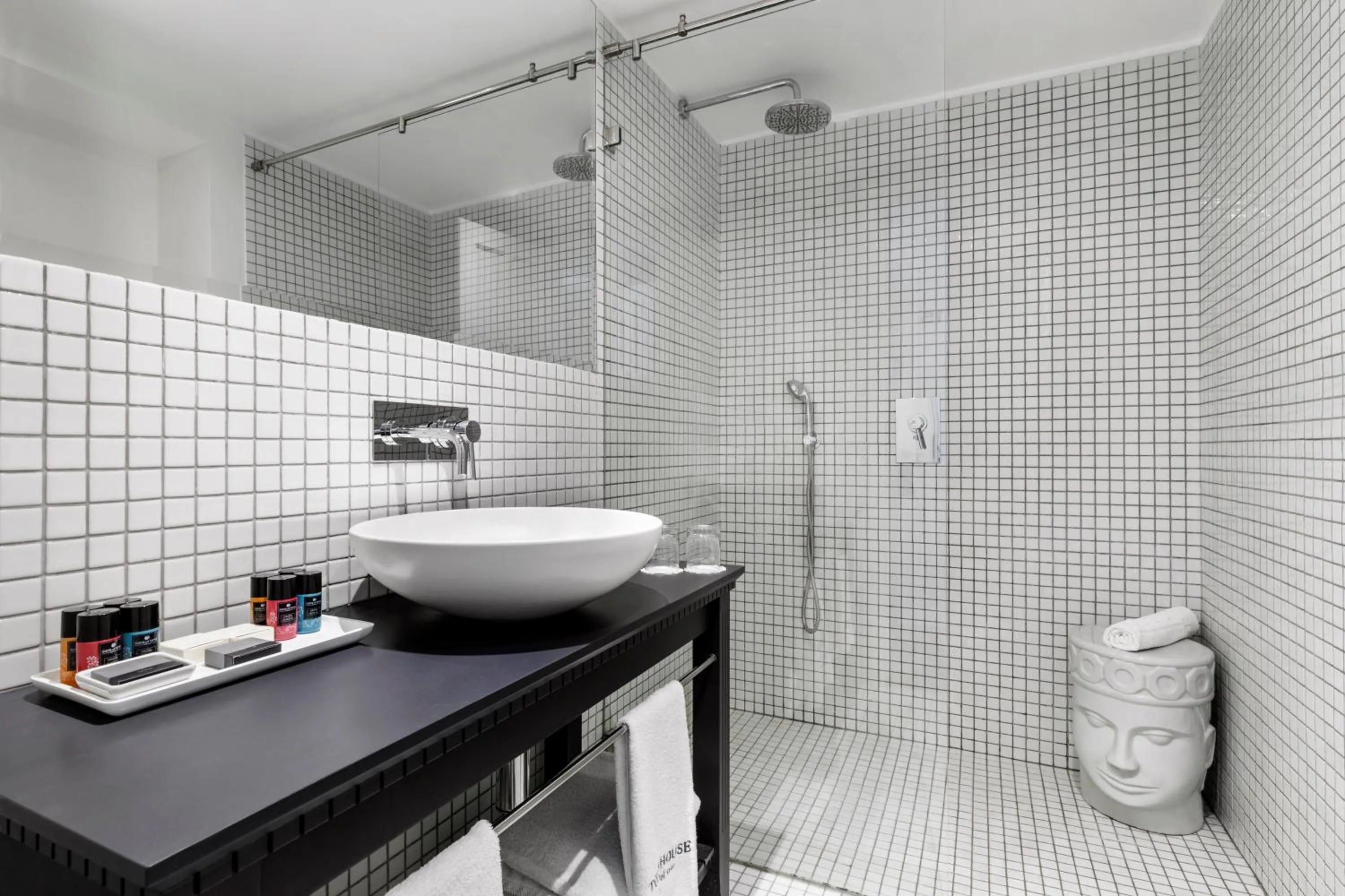 Shower in Villa Rothschild by Zvieli Hotels