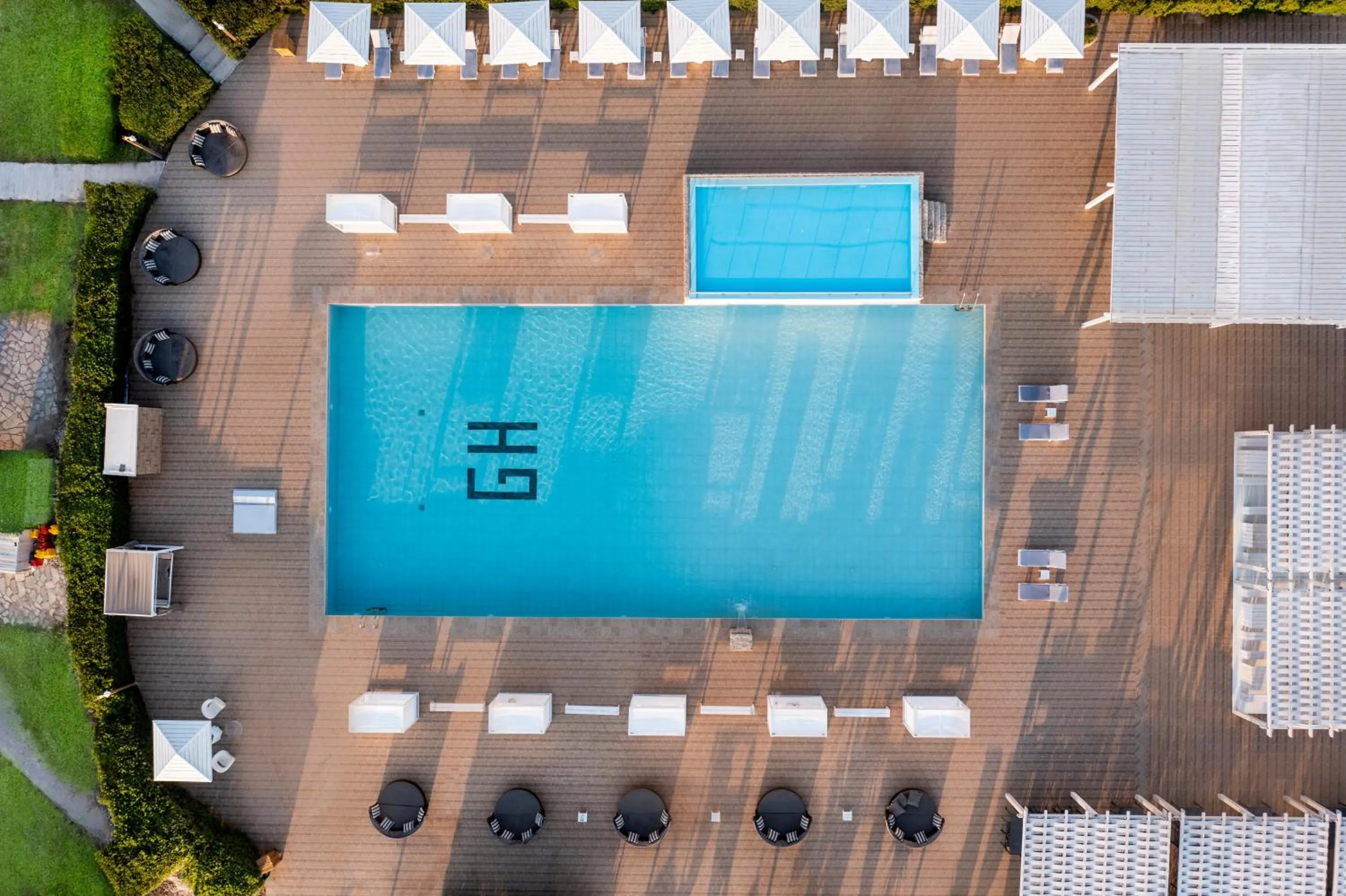 Pool view in Galaxy Hotel