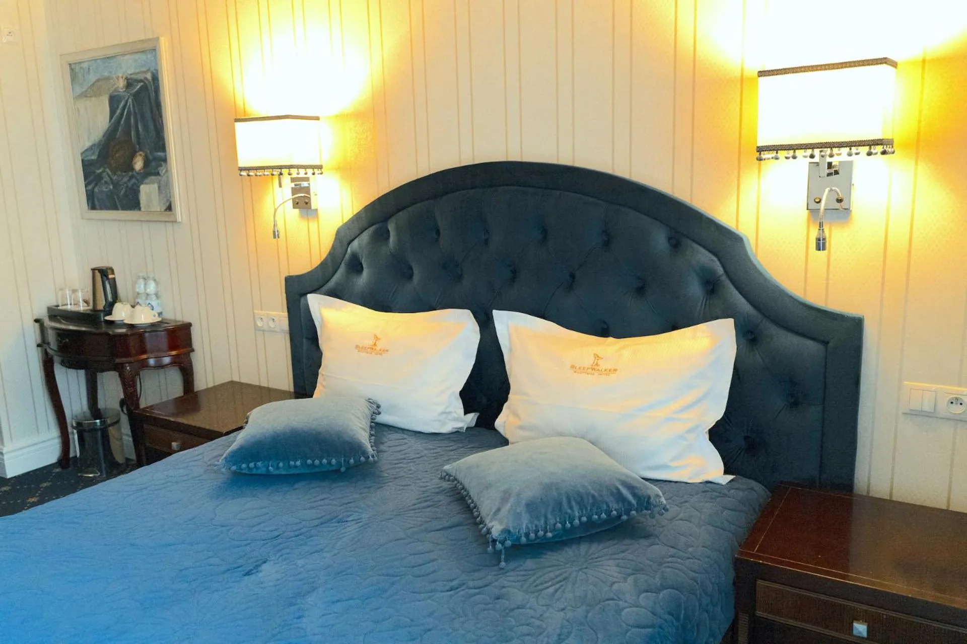 Bed in SleepWalker Boutique Suites