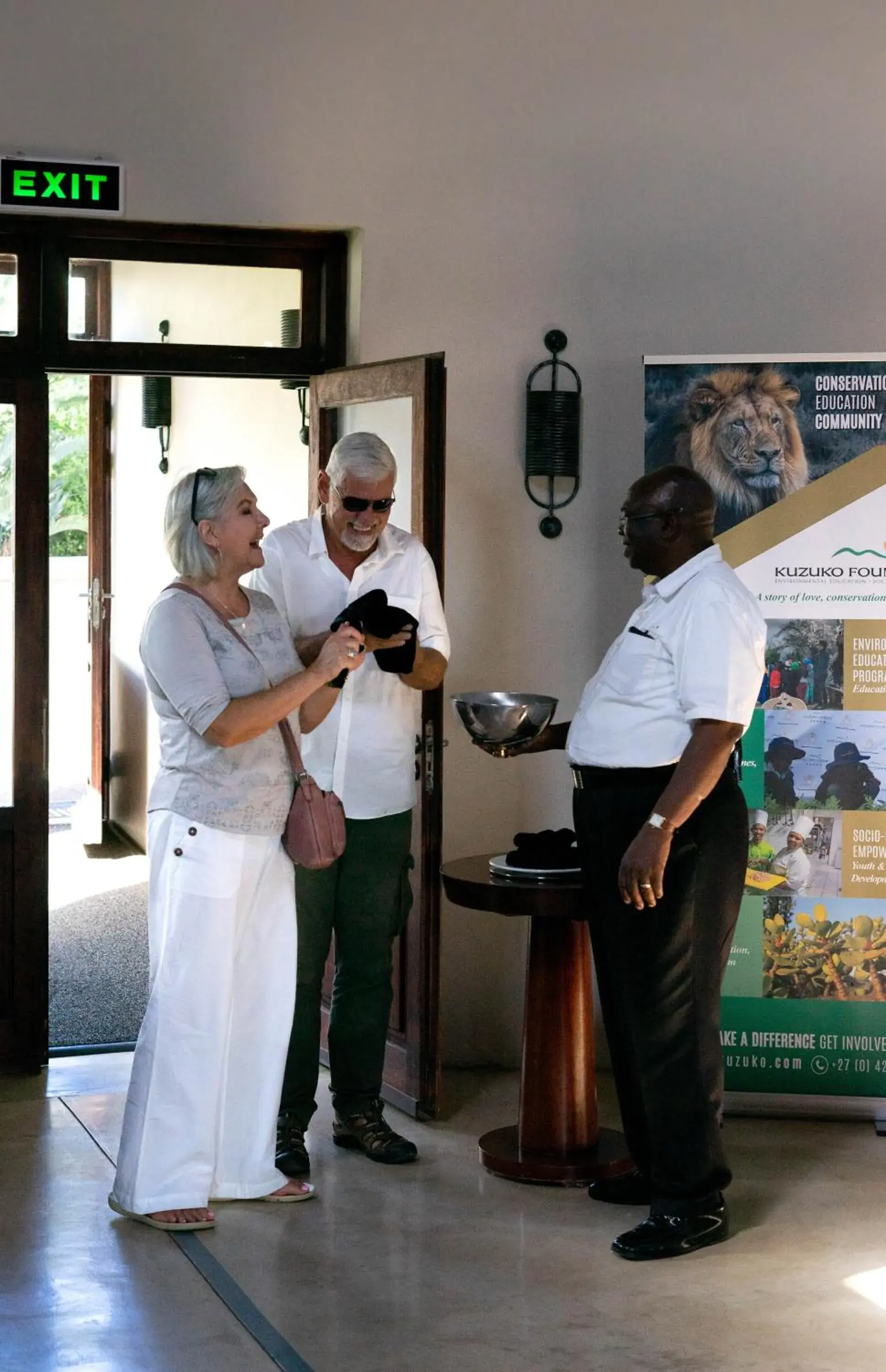 Facade/entrance in Kuzuko Lodge Facade/entrance in Kuzuko Lodge