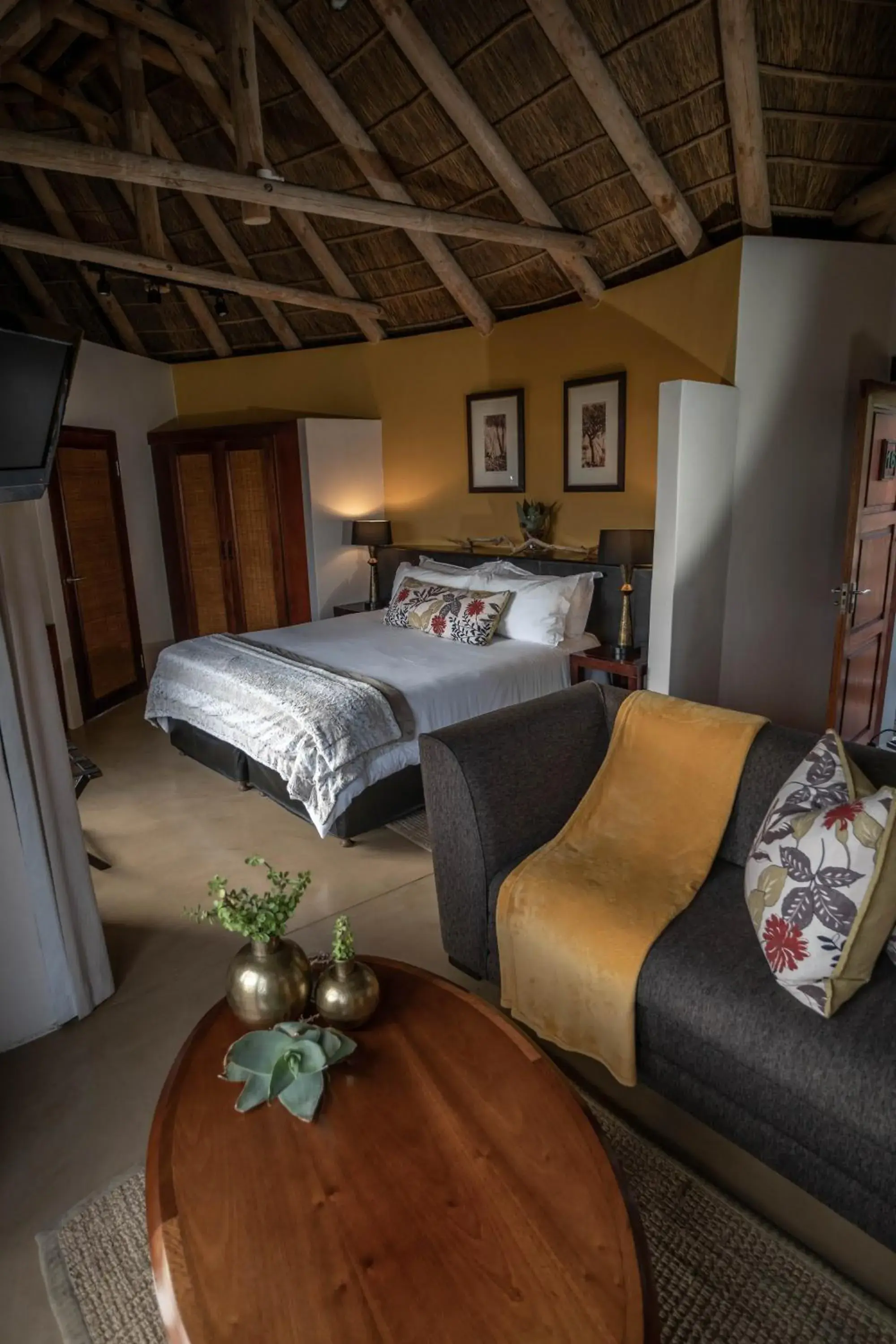 Living room, Bed in Kuzuko Lodge Living room, Bed in Kuzuko Lodge