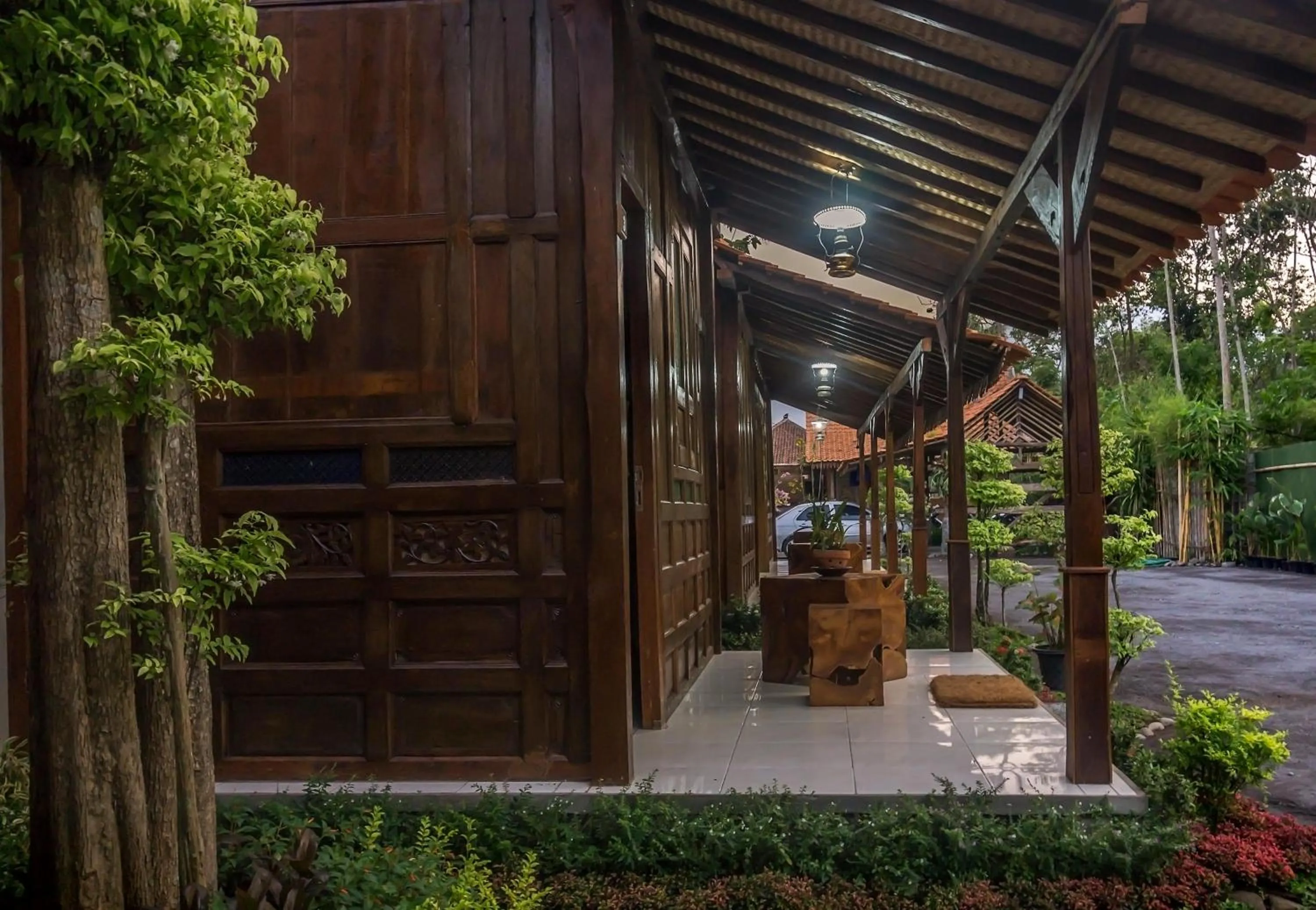 Balcony/Terrace in The Omah Borobudur