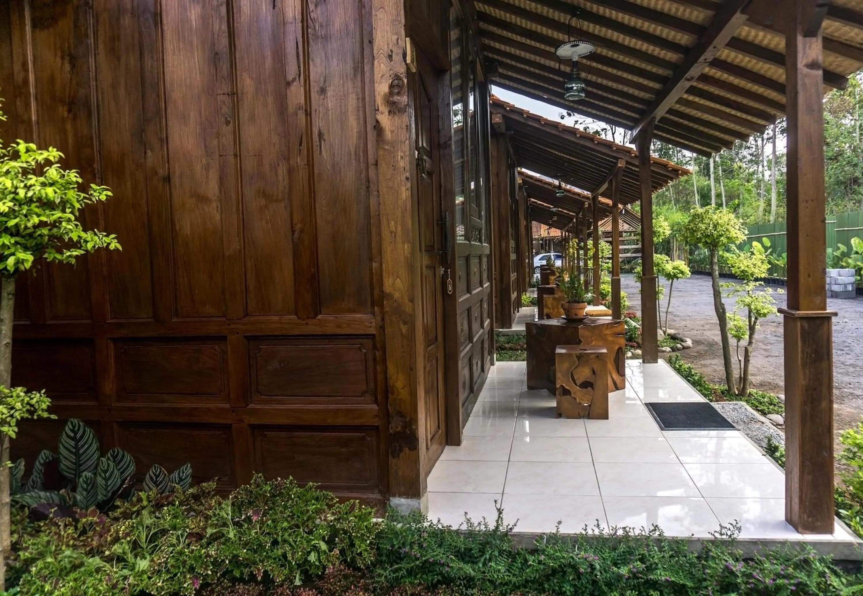 Balcony/Terrace in The Omah Borobudur
