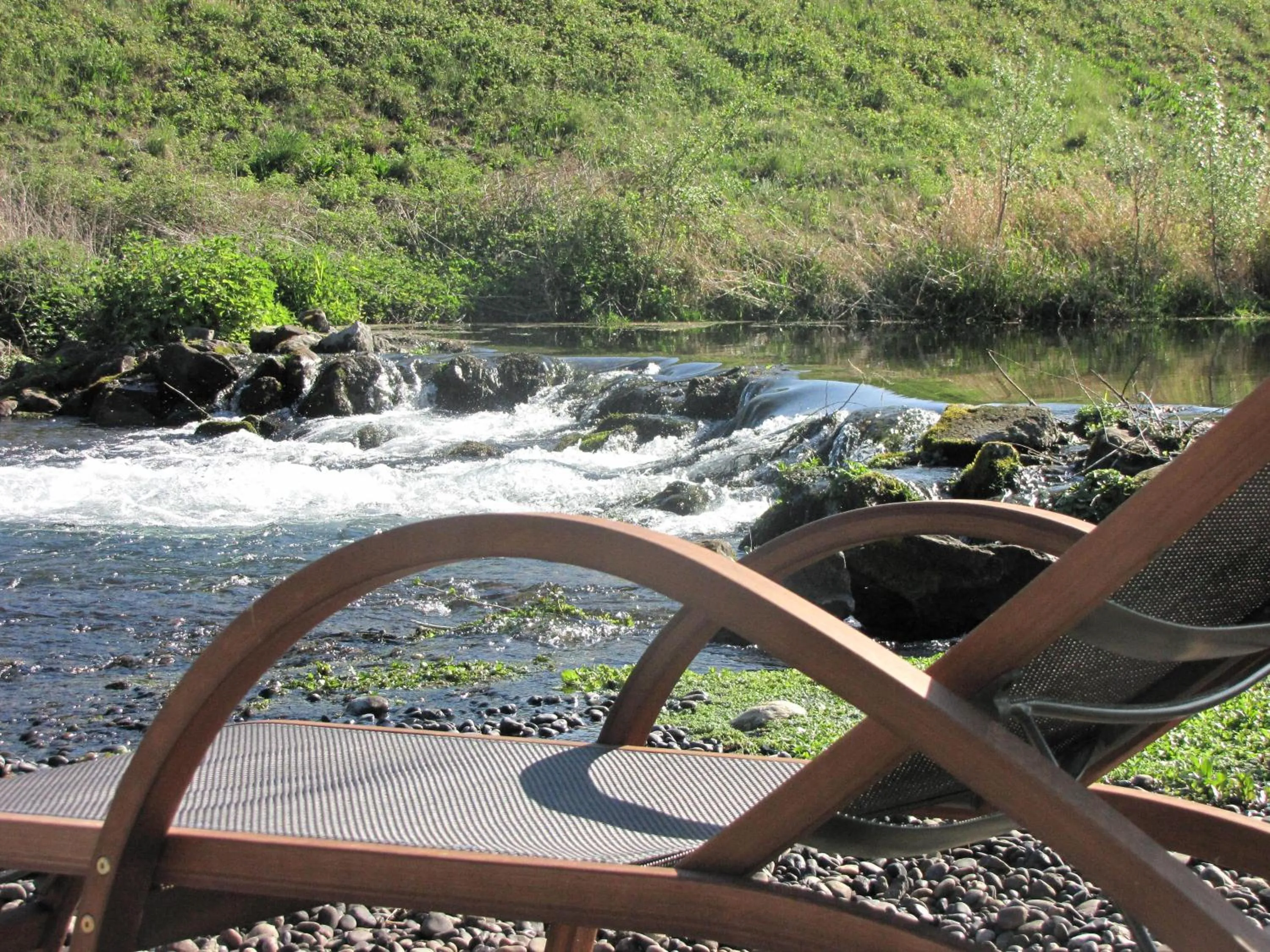 Garden in Hotel Le Caballin