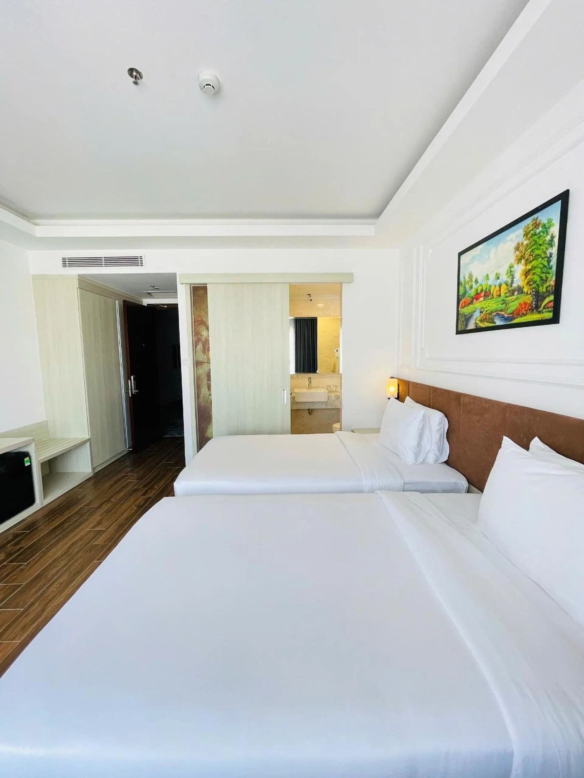 Bed in Hon Chong Retreat Hotel