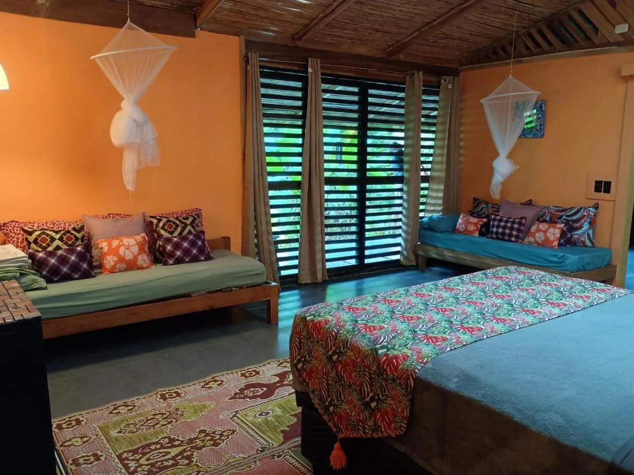 Bed in La Shamana - Ecological Concept in Jungle