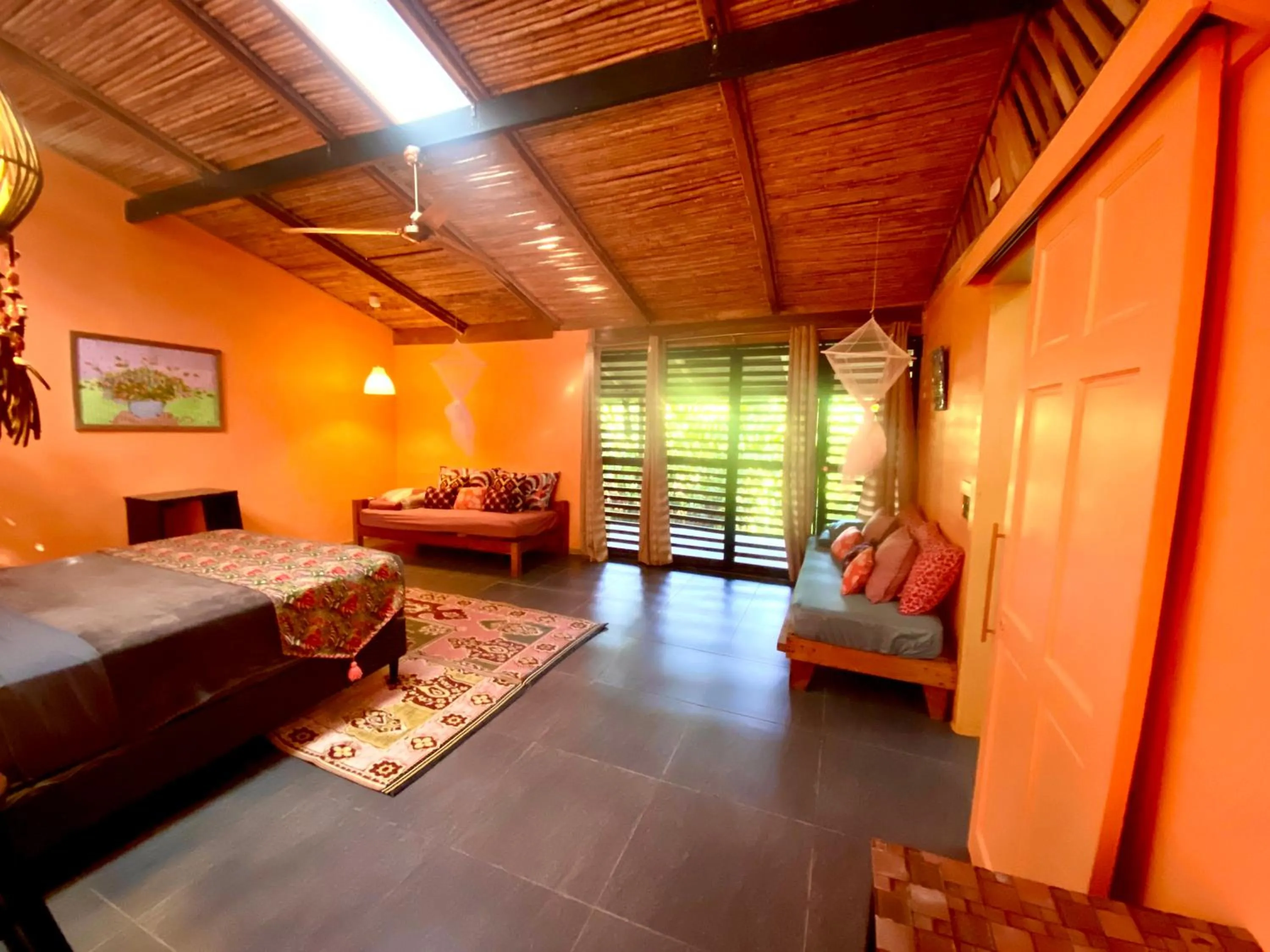 Bed in La Shamana - Ecological Concept in Jungle