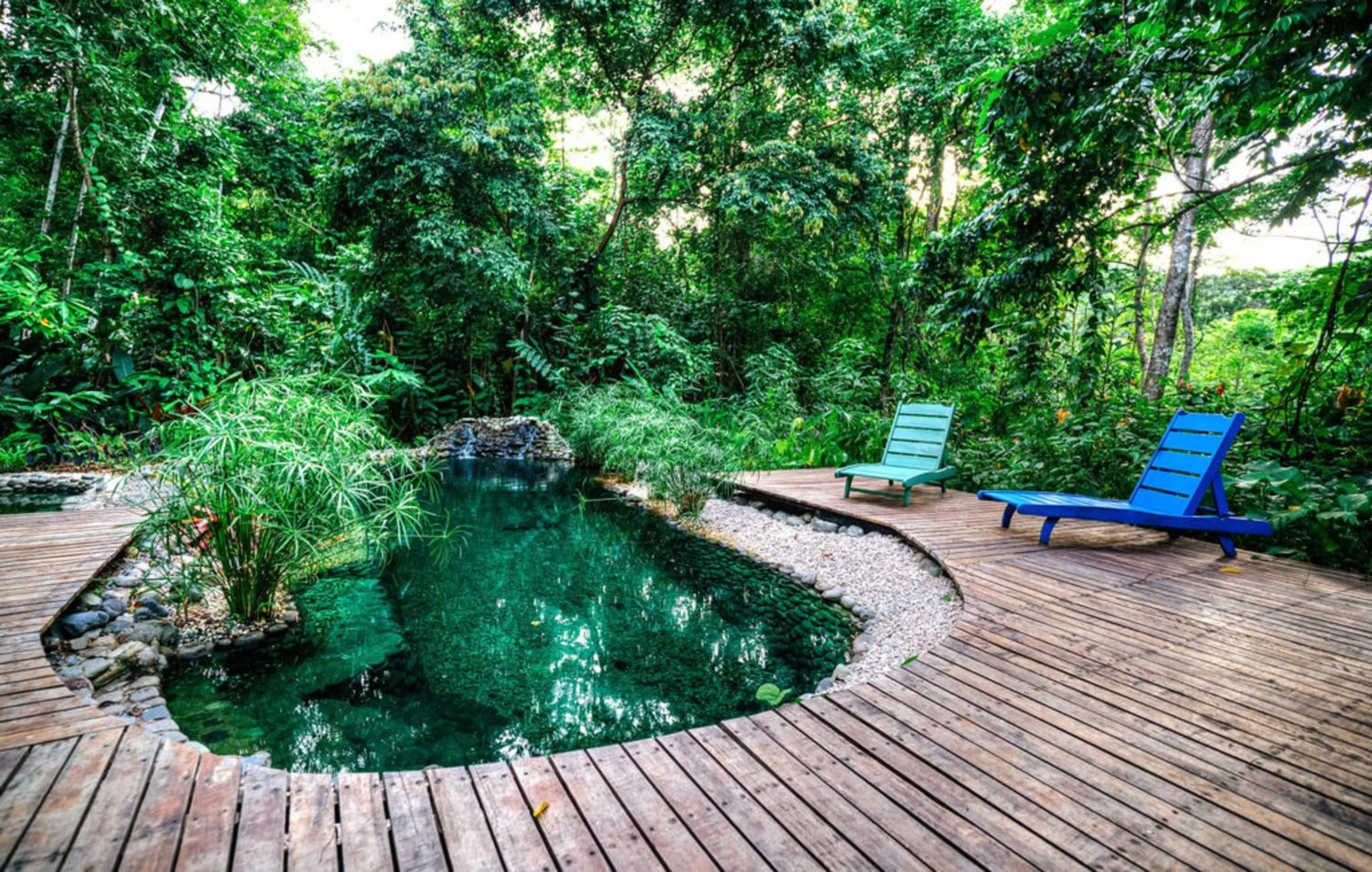 Patio in La Shamana - Ecological Concept in Jungle