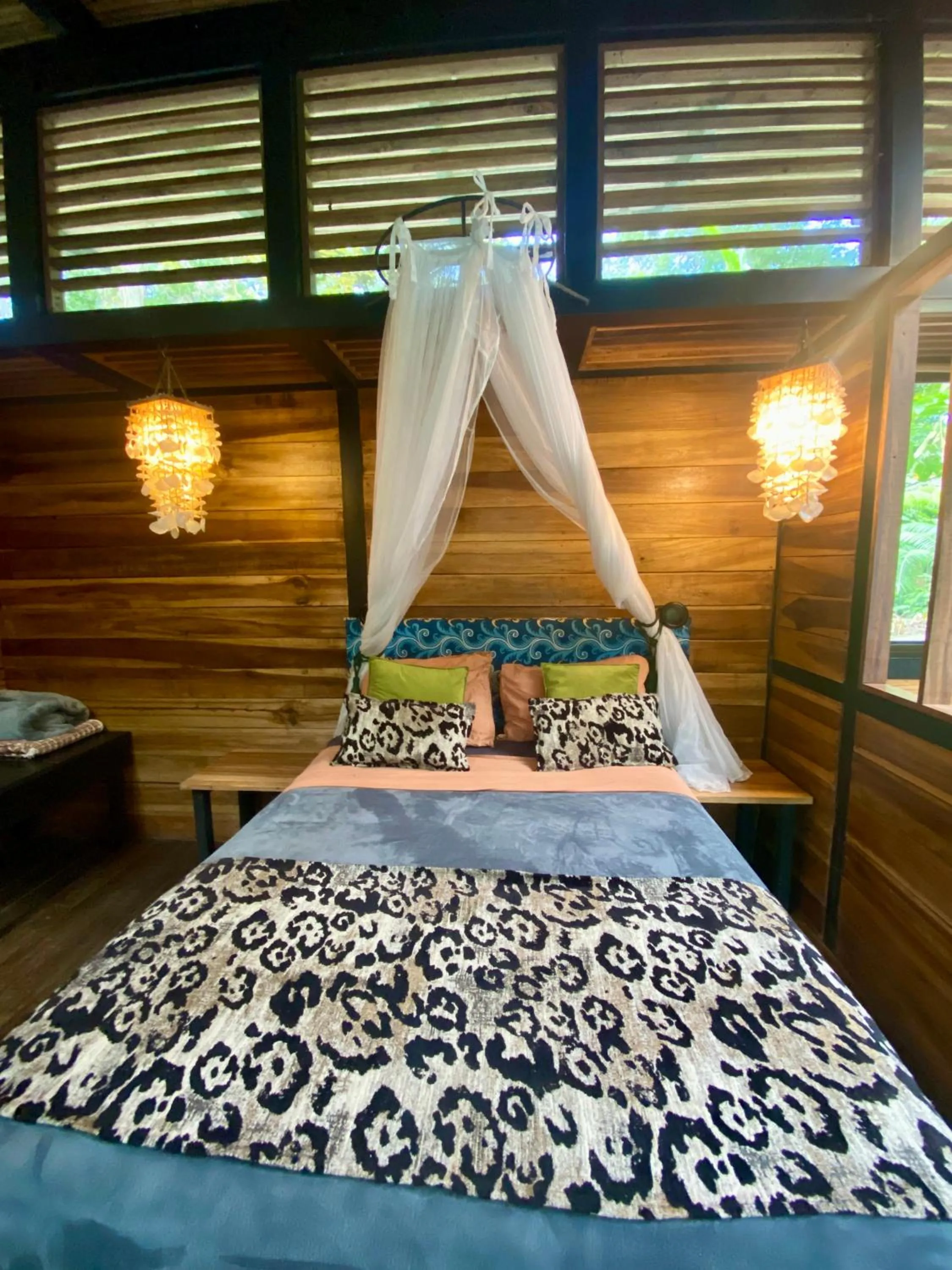 Bed in La Shamana - Ecological Concept in Jungle
