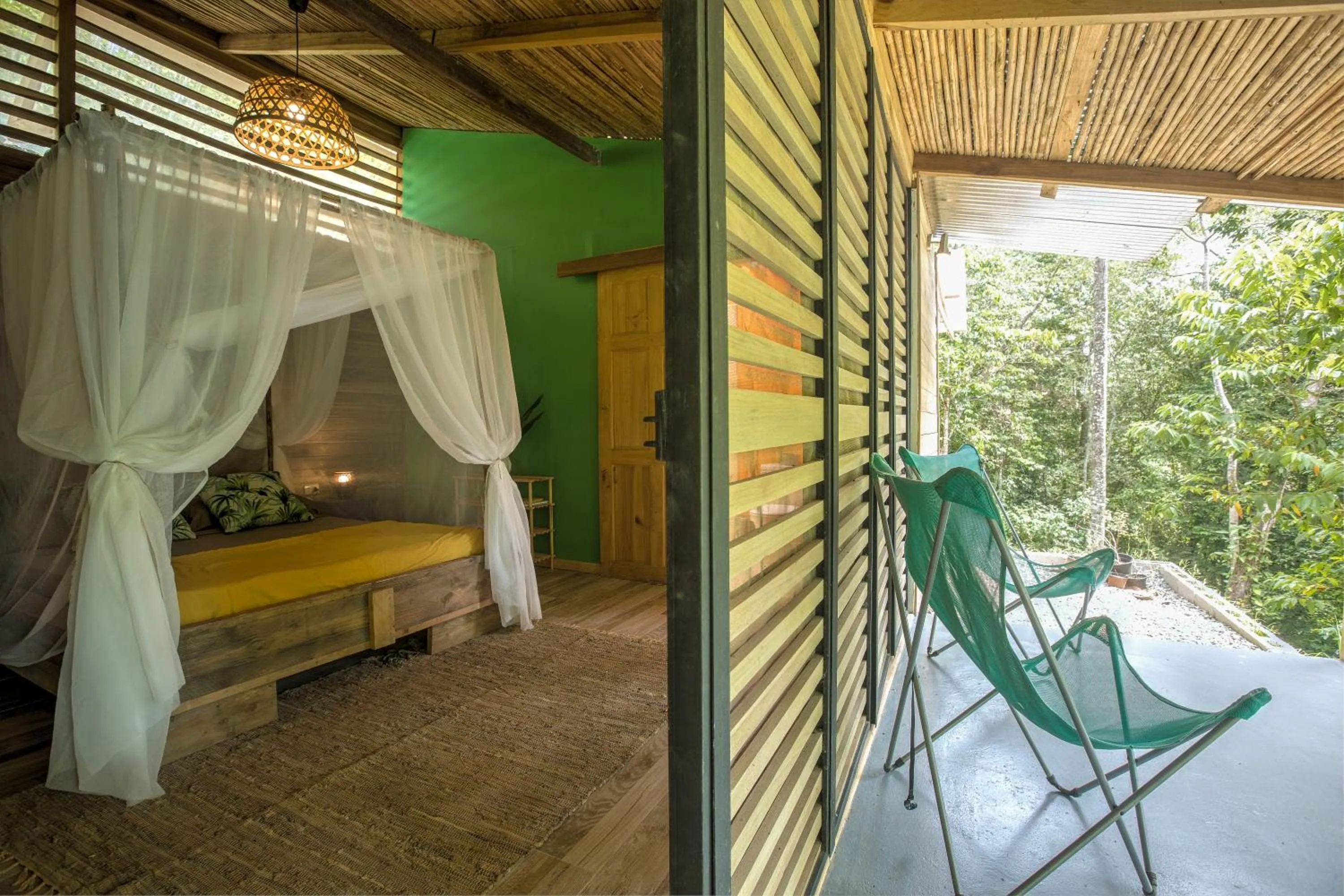 Patio in La Shamana - Ecological Concept in Jungle