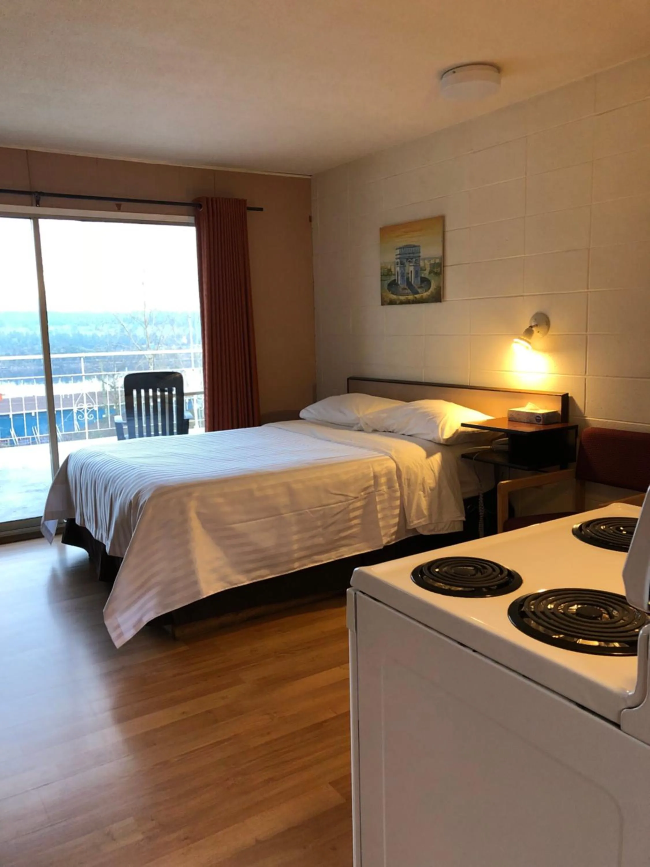 Bedroom in Holiday House Motel