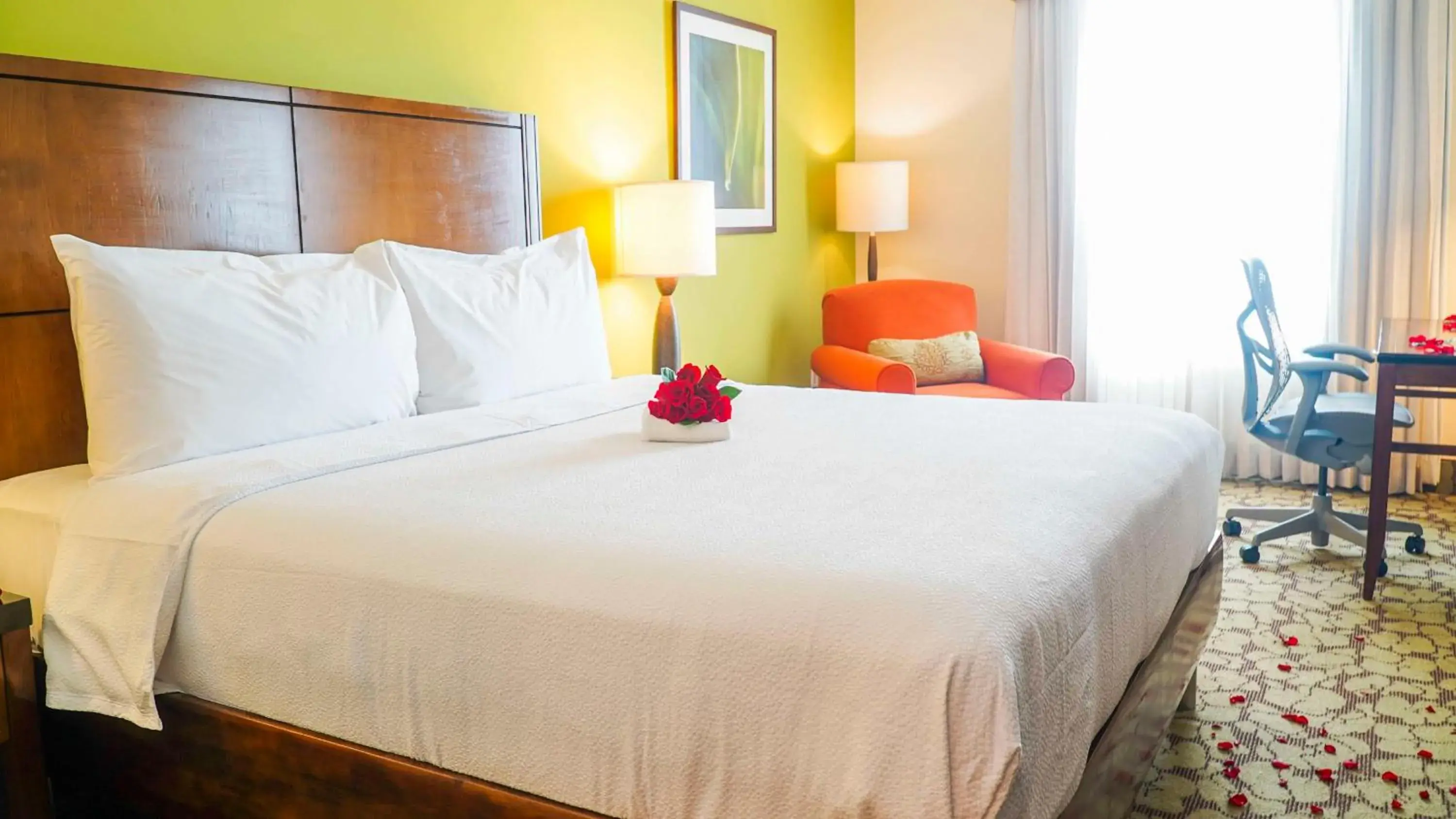 Bed in Hilton Garden Inn Panama City Downtown, Panama Bed in Hilton Garden Inn Panama City Downtown, Panama