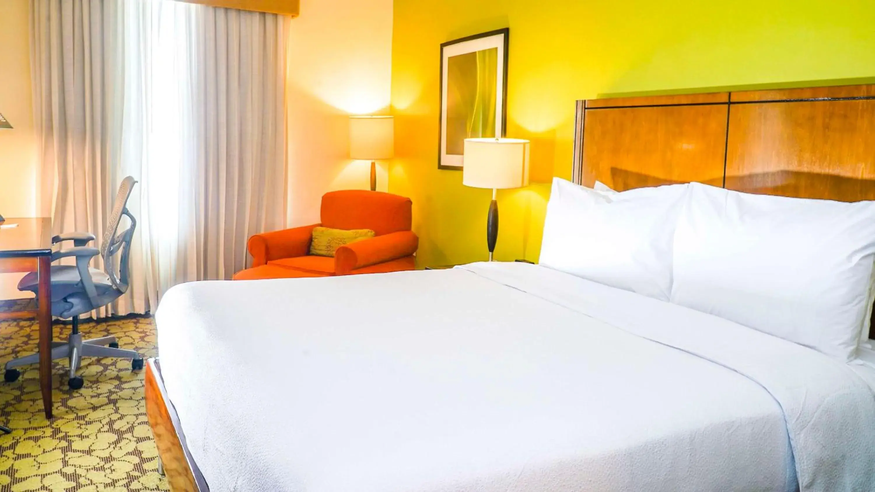 Bed in Hilton Garden Inn Panama City Downtown, Panama Bed in Hilton Garden Inn Panama City Downtown, Panama