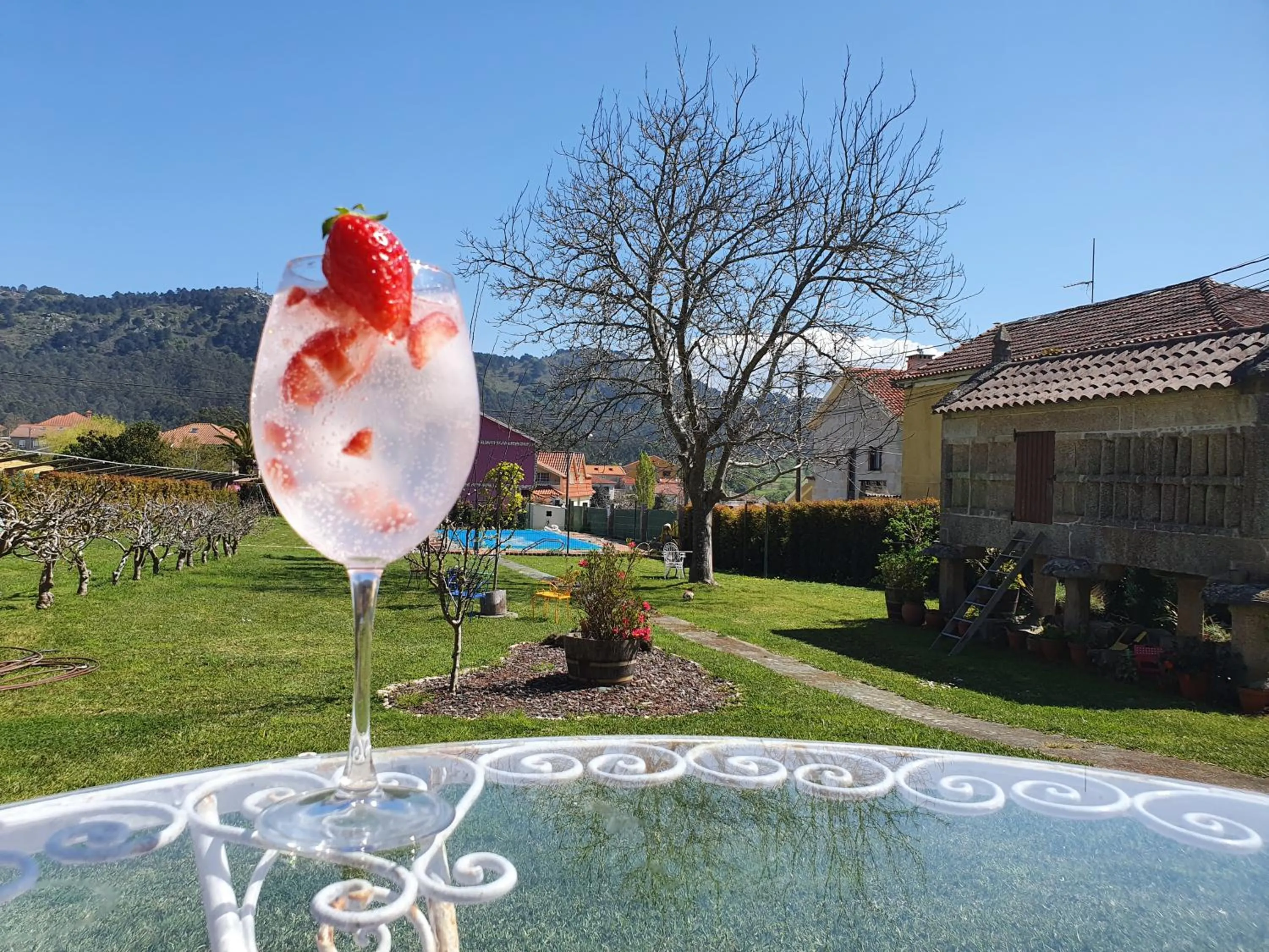 Garden view in Apartamentos Ria de Aldan
