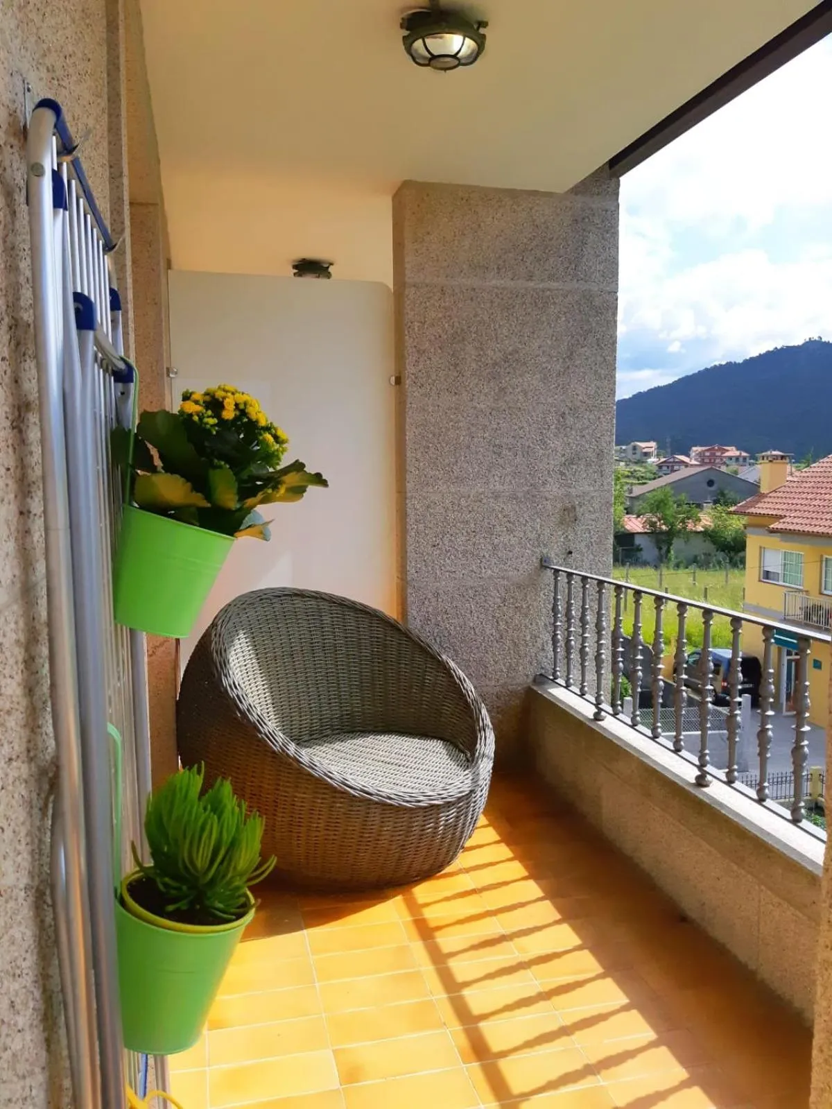 Balcony/Terrace in Apartamentos Ria de Aldan