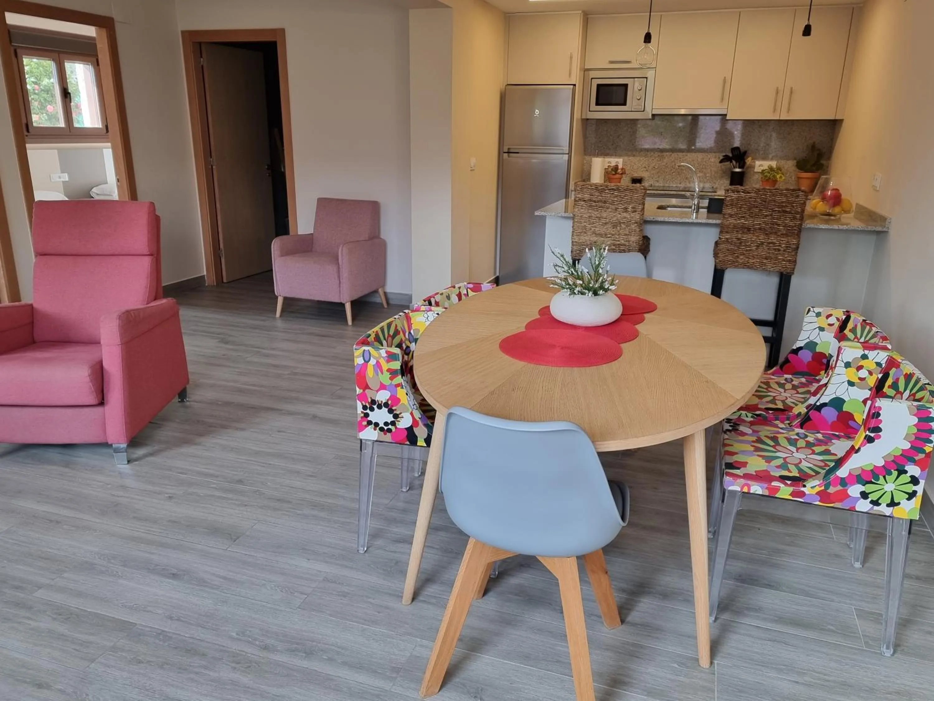 Living room in Apartamentos Ria de Aldan