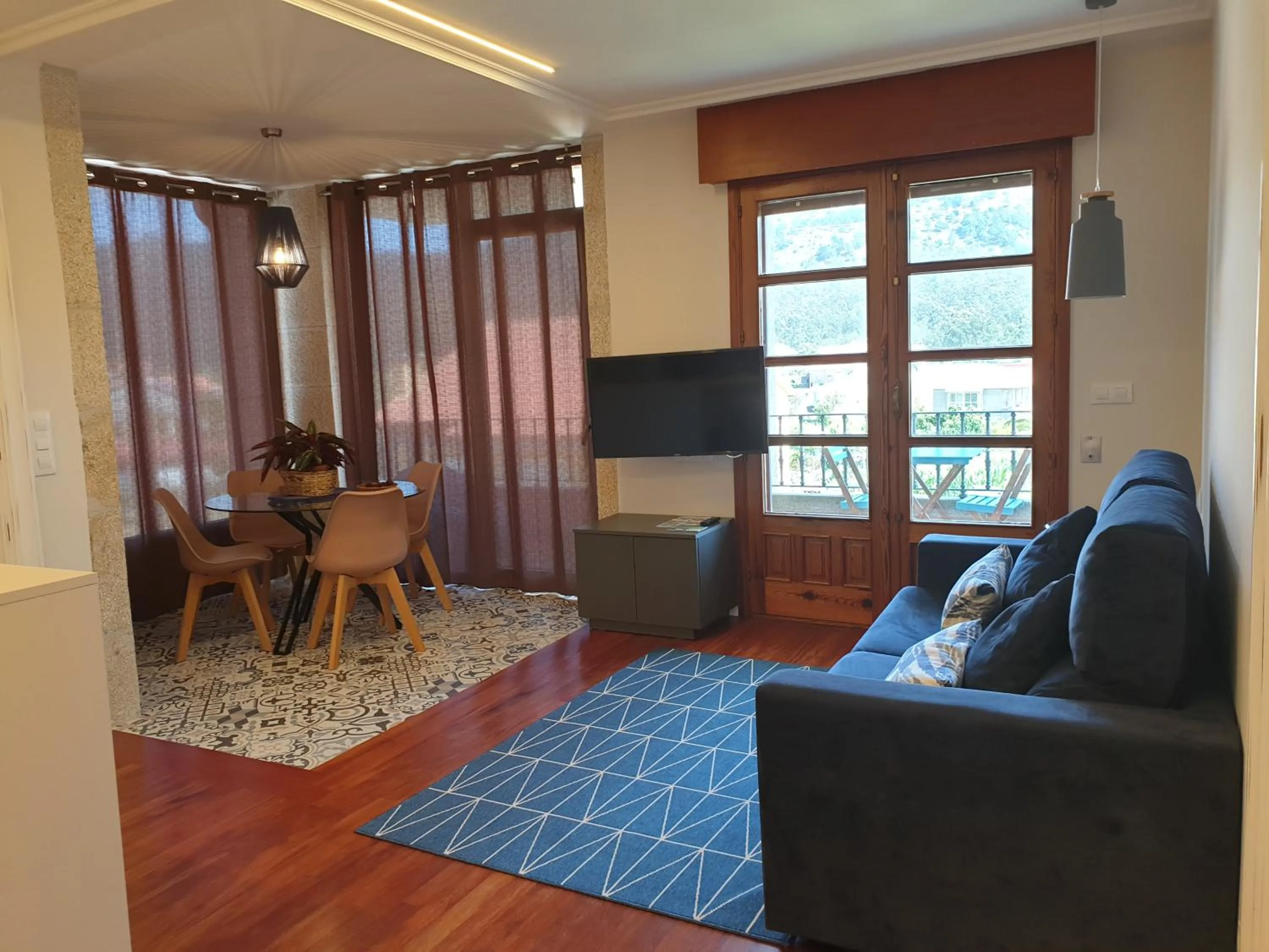 Living room in Apartamentos Ria de Aldan