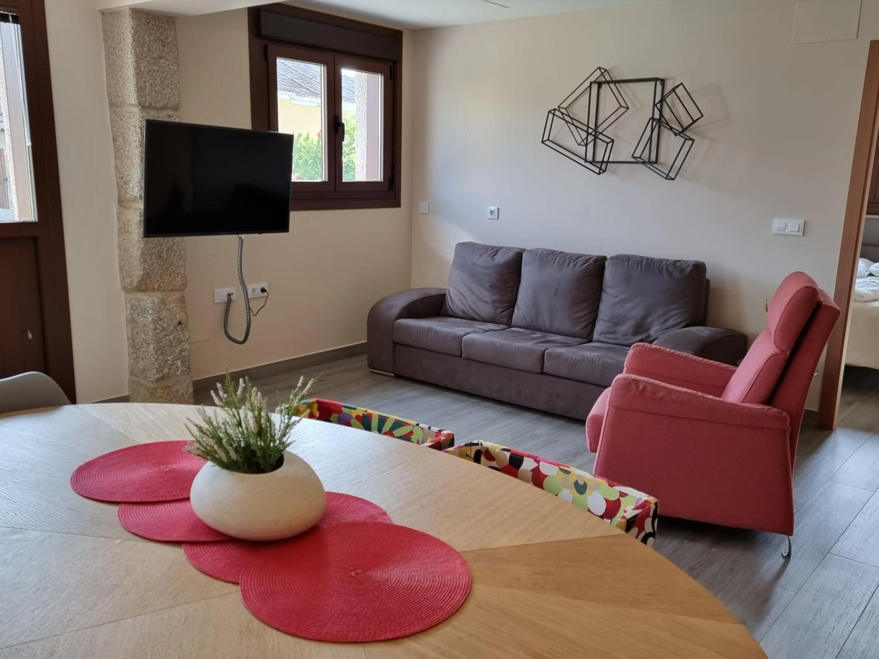 Living room in Apartamentos Ria de Aldan