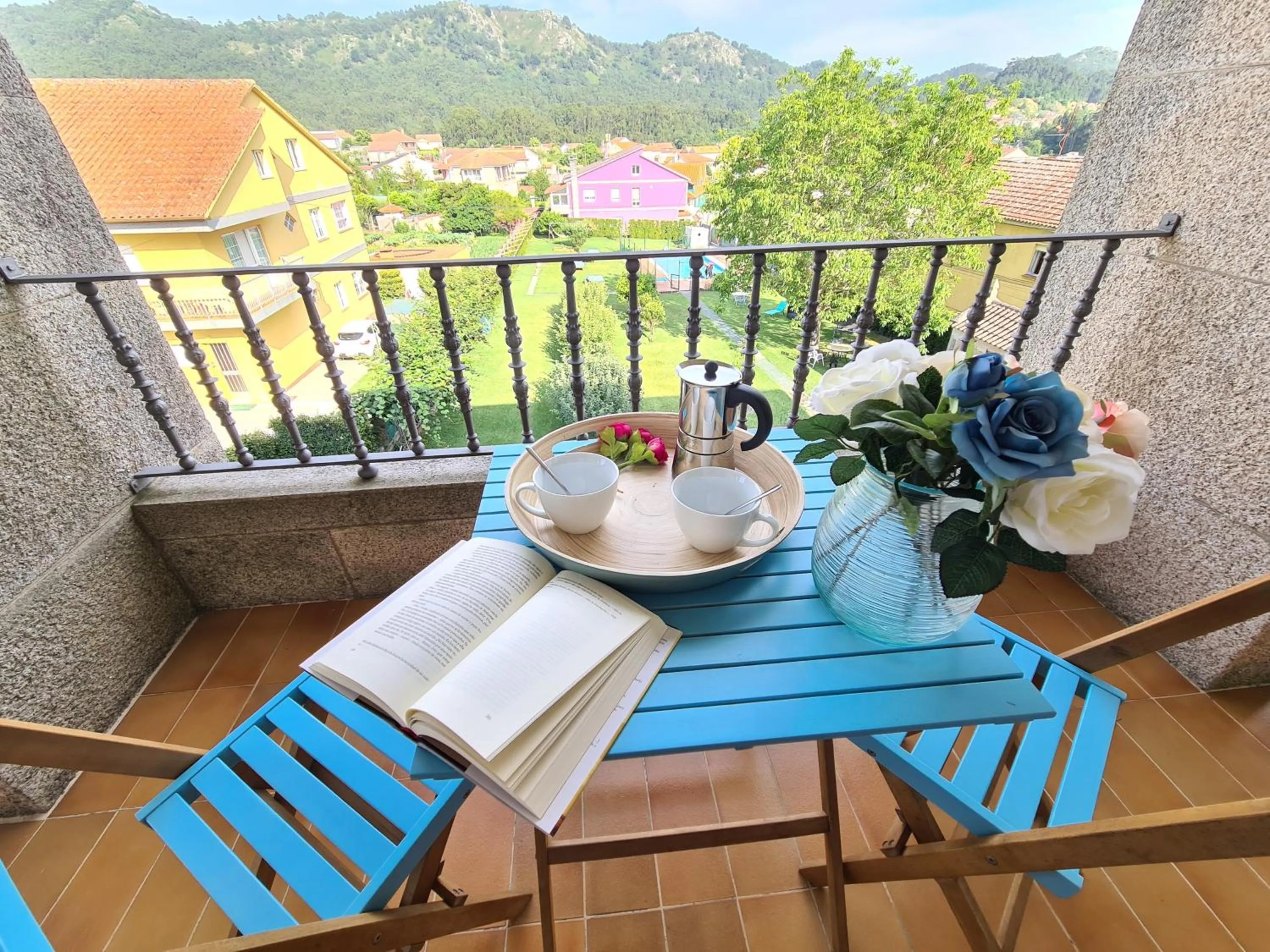 Balcony/Terrace in Apartamentos Ria de Aldan