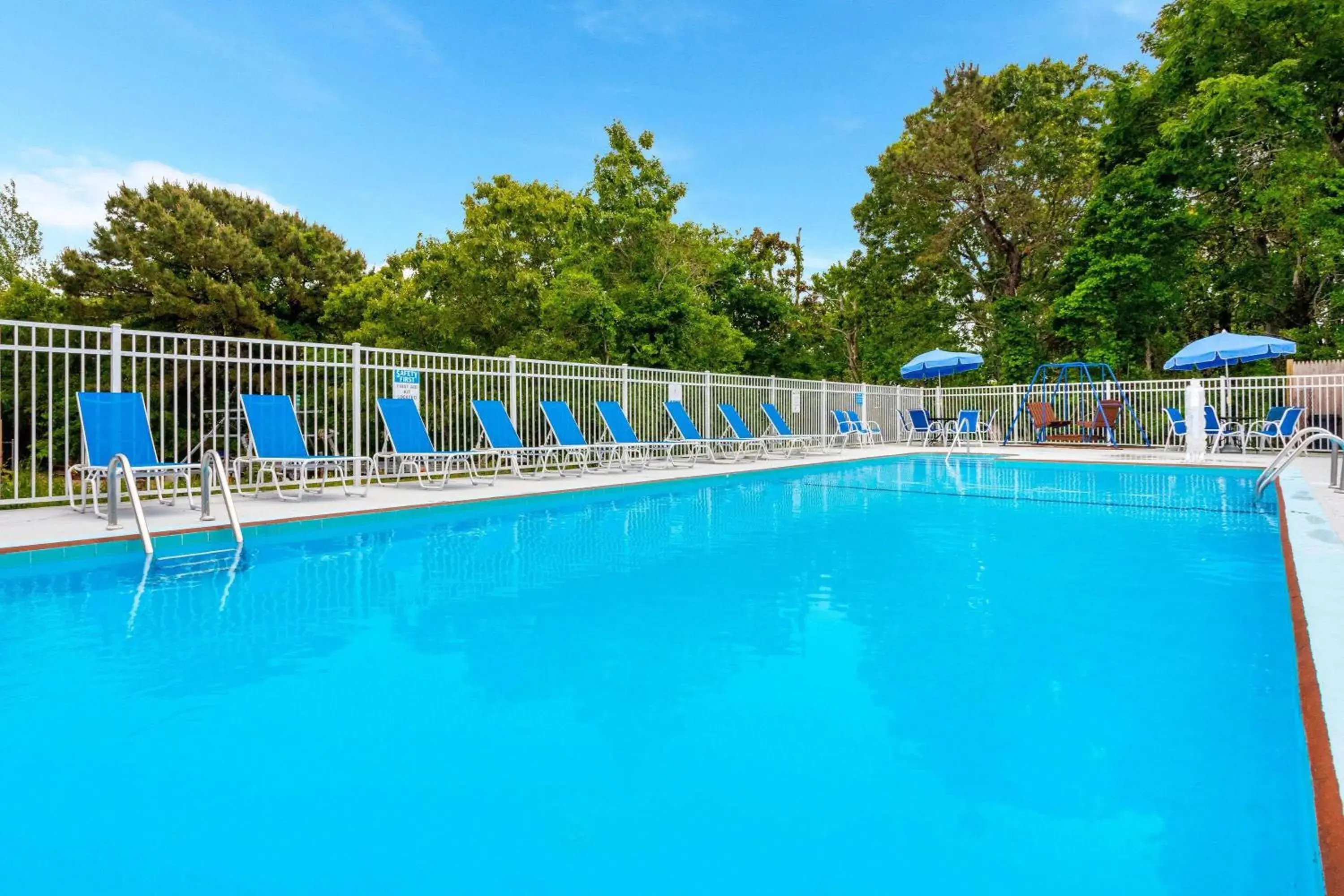 Pool view in Travelodge by Wyndham Cape Cod Area Pool view in Travelodge by Wyndham Cape Cod Area